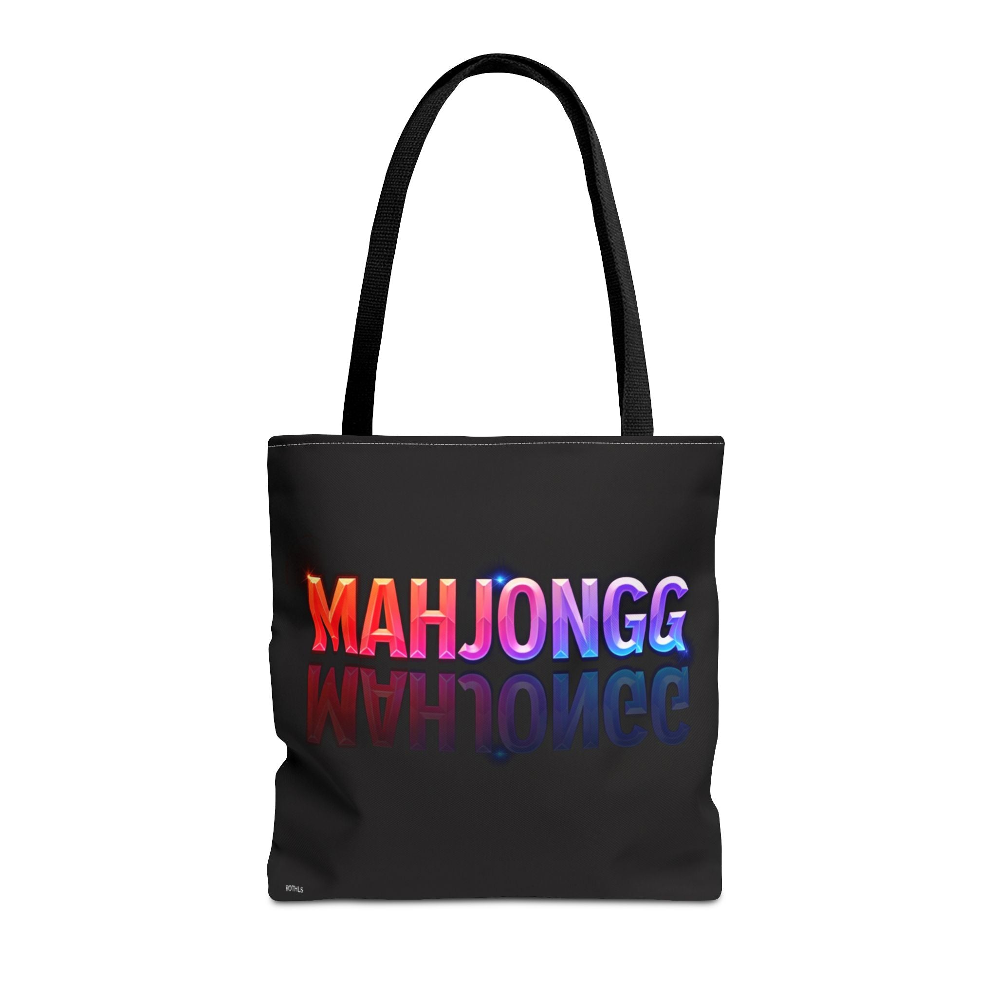 Black American Mahjongg Tiles Tote Bag | All-Over Print Tote