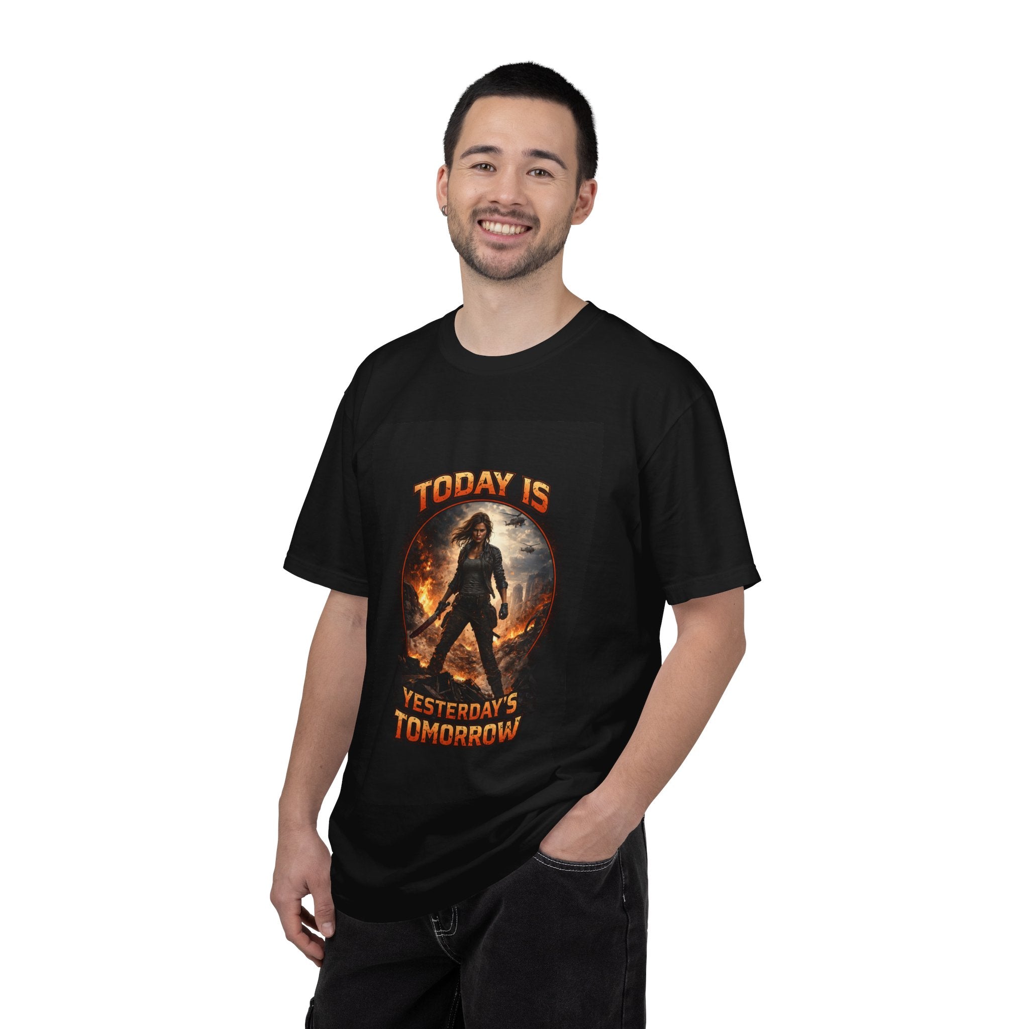Today Is Yesterday's Tomorrow T-shirt | Motivational Positive Quote