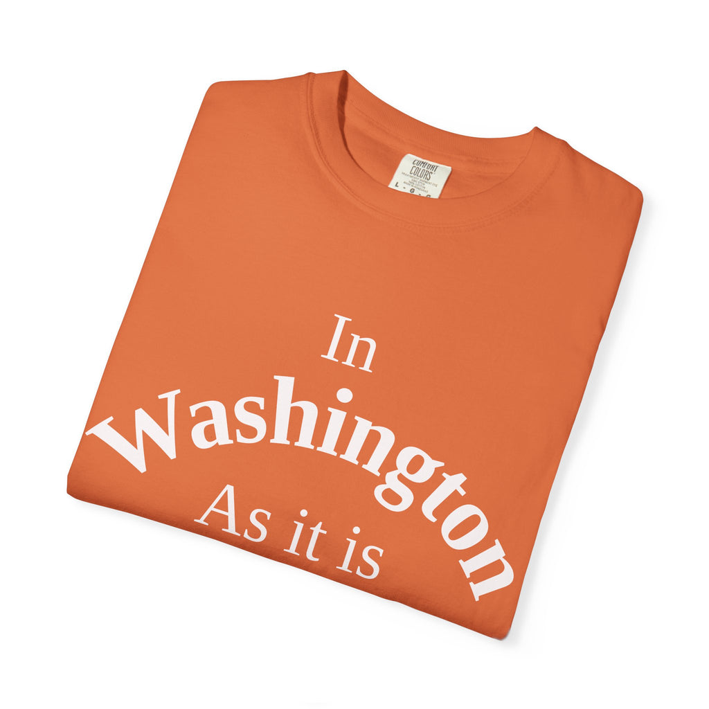 Washington Unisex T-Shirt, Matthew 6:10 Faith Apparel, Everyday Inspiration Tee, Home State Love Christian Clothing