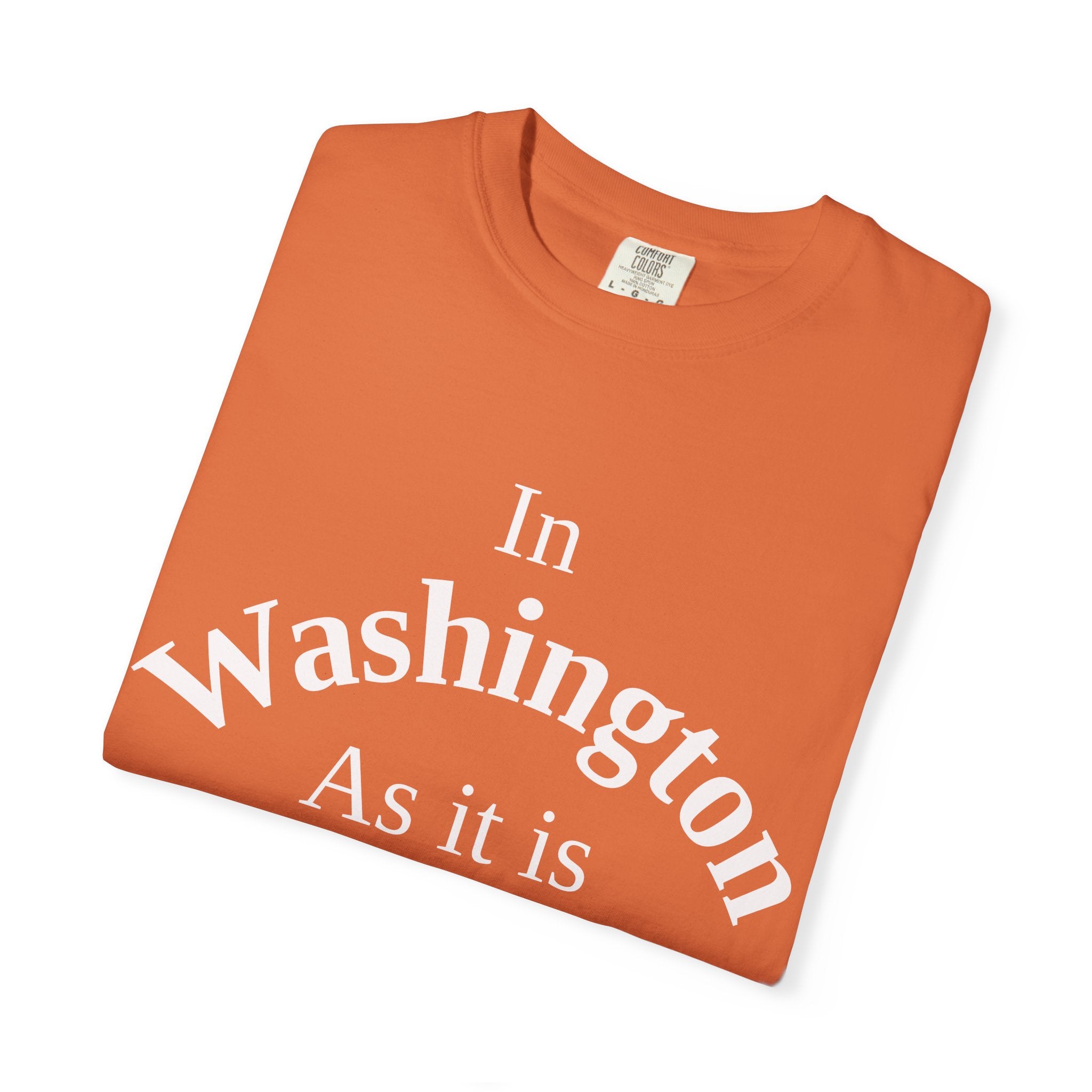 Washington Unisex T-Shirt, Matthew 6:10 Faith Apparel, Everyday Inspiration Tee, Home State Love Christian Clothing