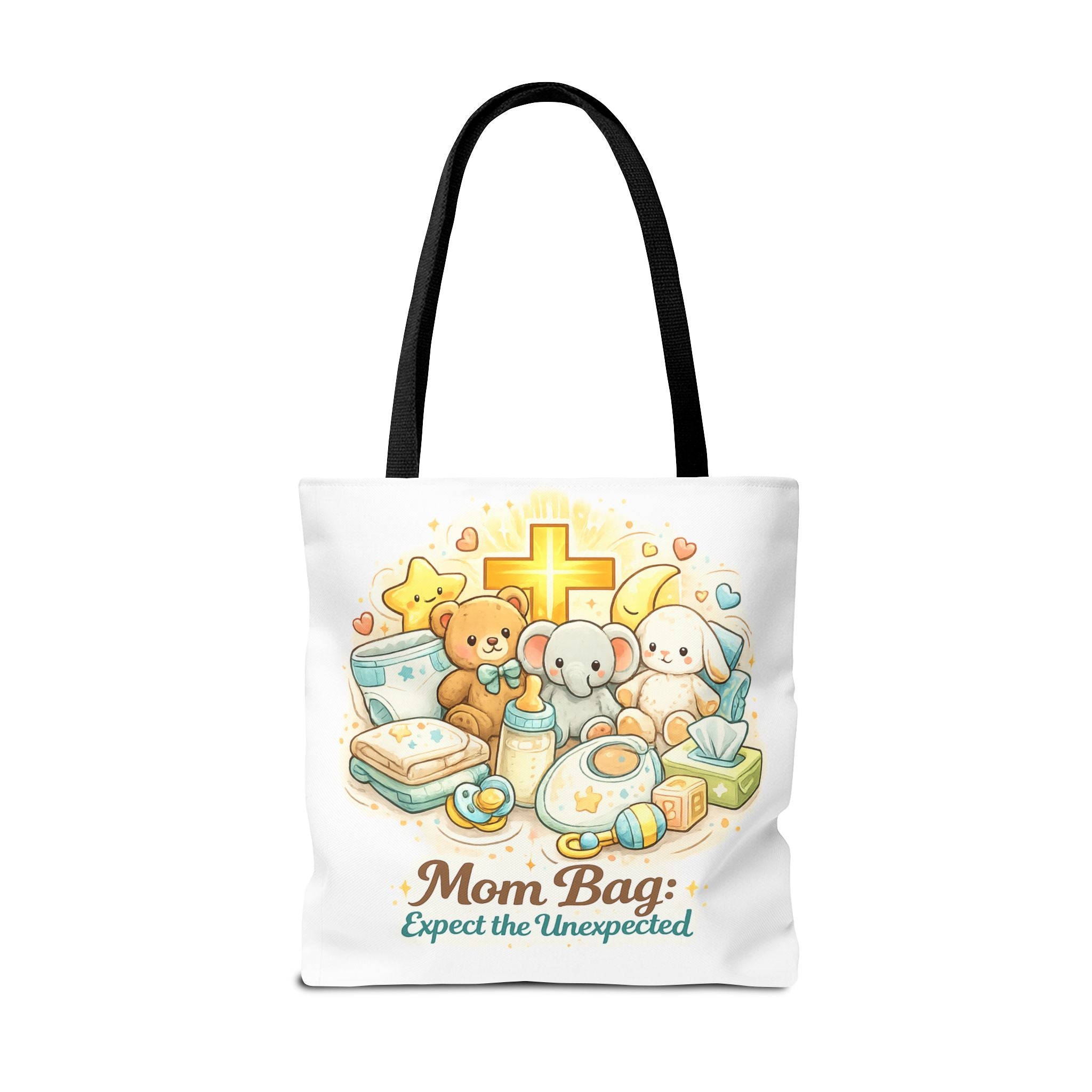 Mom Bag White Tote Bag | All-Over Print Tote