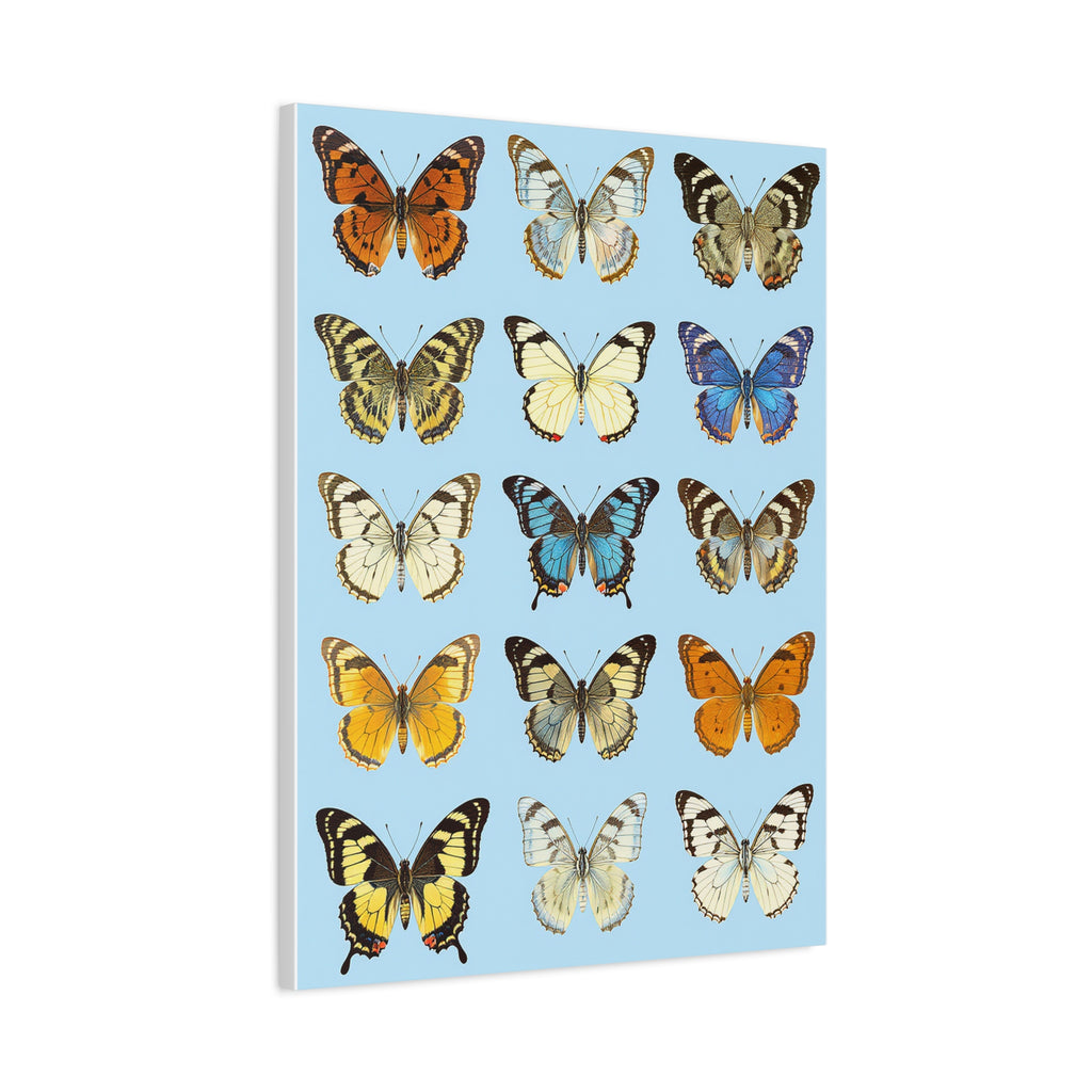 Butterflies 3 Wall Art, Butterfly Lover Gift, Matte Canvas Print, Butterfly Decor, Nature Artwork