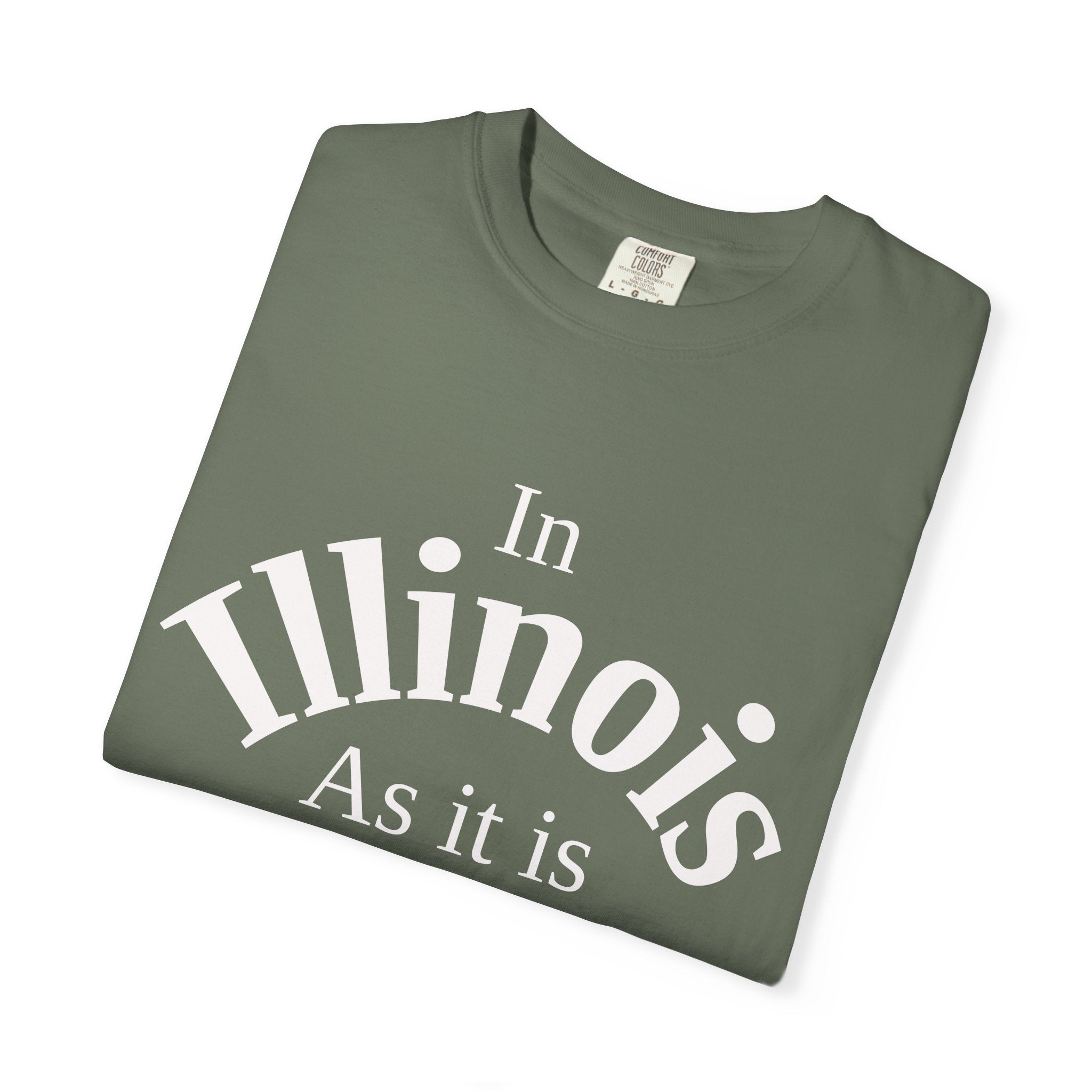 Illinois Unisex T-Shirt, Matthew 6:10 Faith Apparel, Everyday Inspiration Tee, Home State Love Christian Clothing