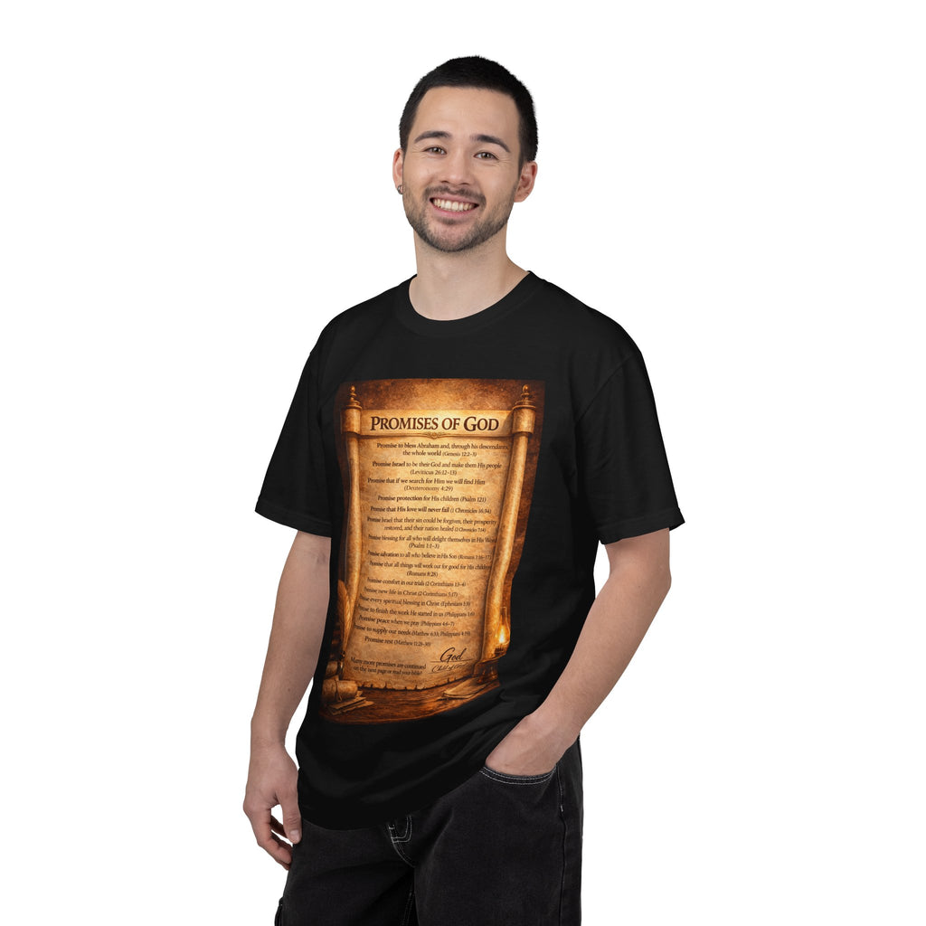 Promises of God T-shirt | Spiritual Praise Tee, Religious Faith Graphic
