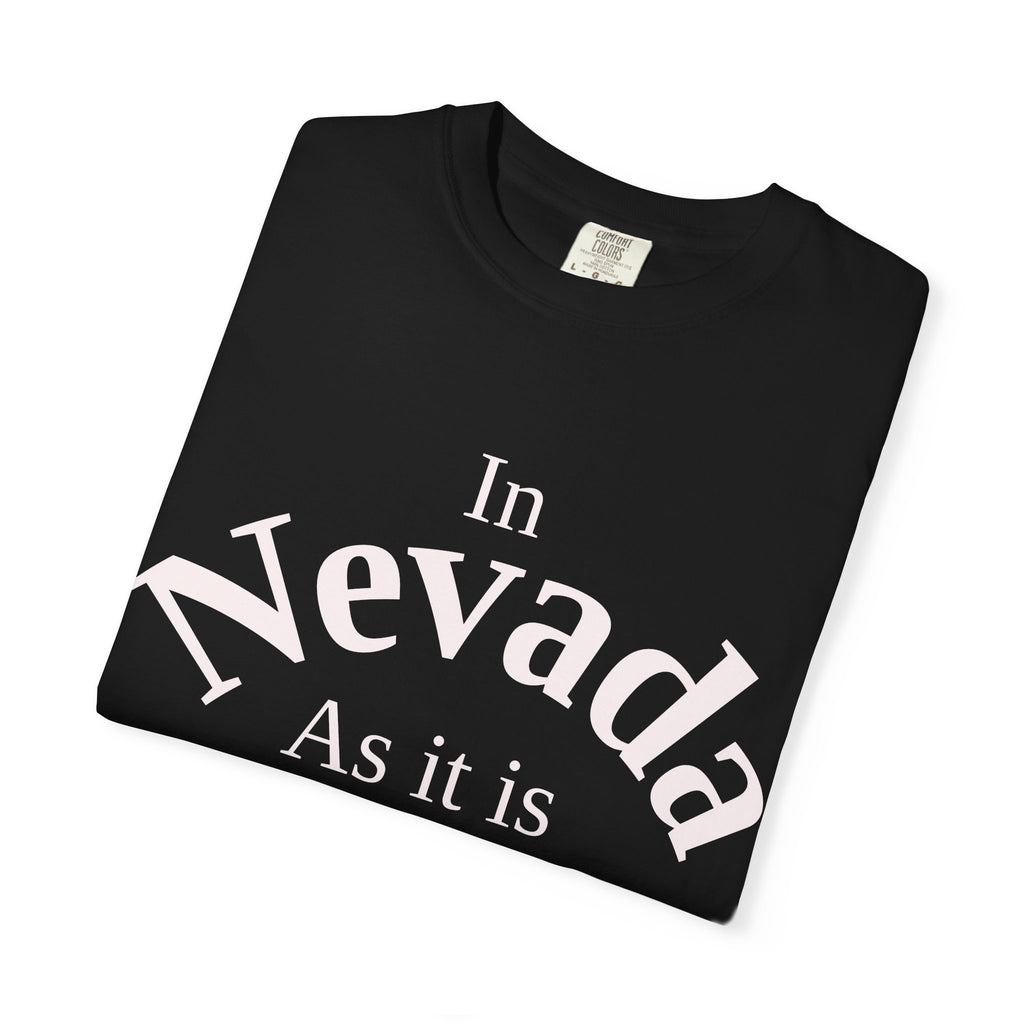 Nevada Unisex T-Shirt, Matthew 6:10 Faith Apparel, Everyday Inspiration Tee, Home State Love Christian Clothing