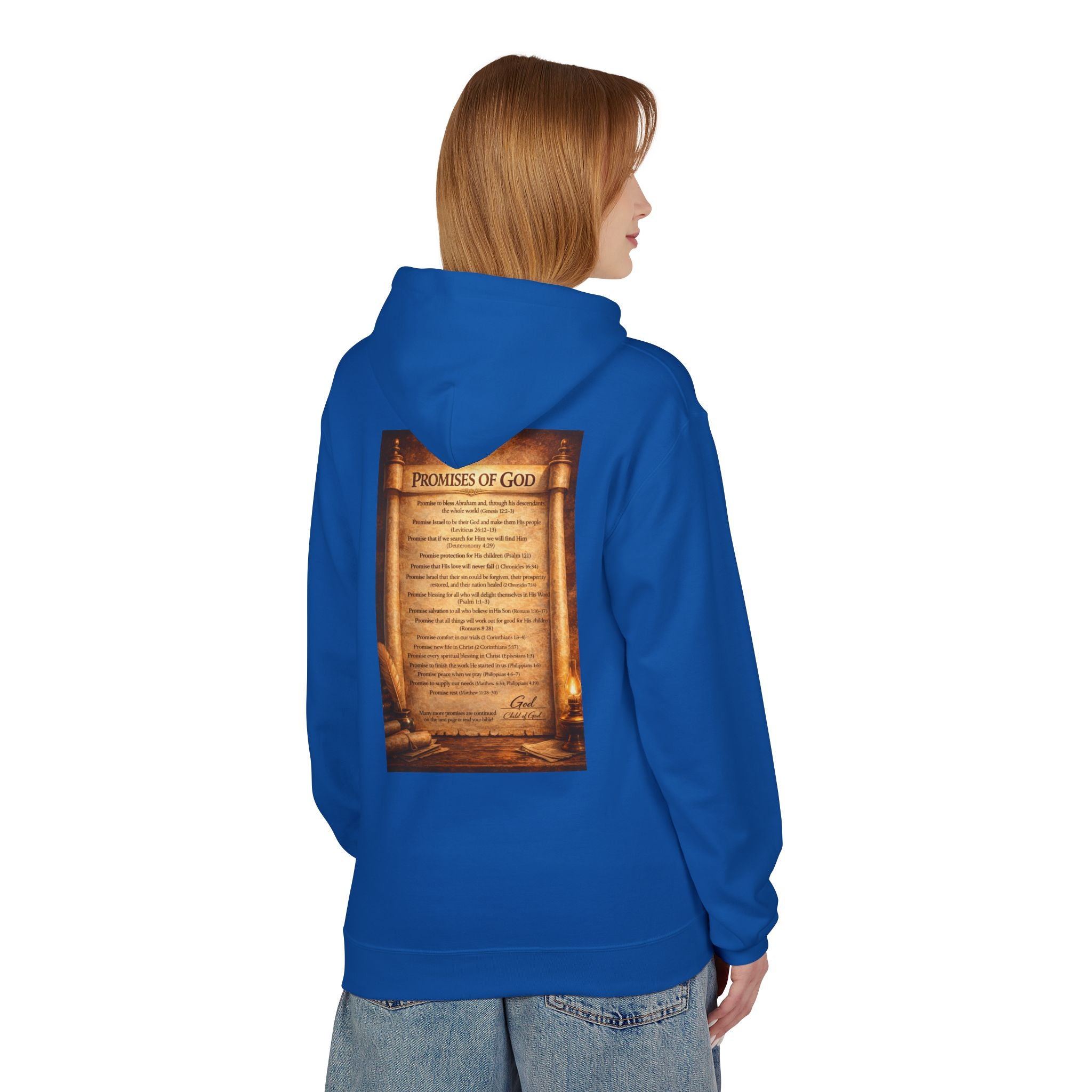 The Promises of God Hoodie | Faith Scripture Christian Pullover