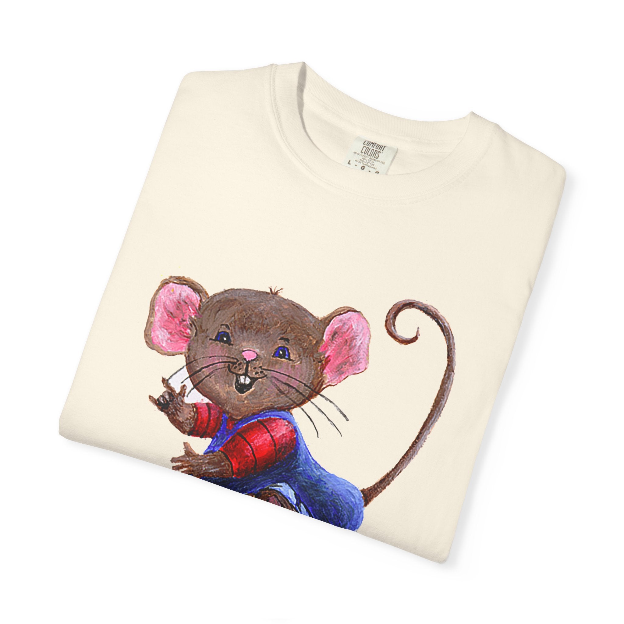 I Love You Mouse Version 2 Unisex T-shirt, Apparel, Clothing, Cute Mouse Tee, Christian Gift, Casual Top