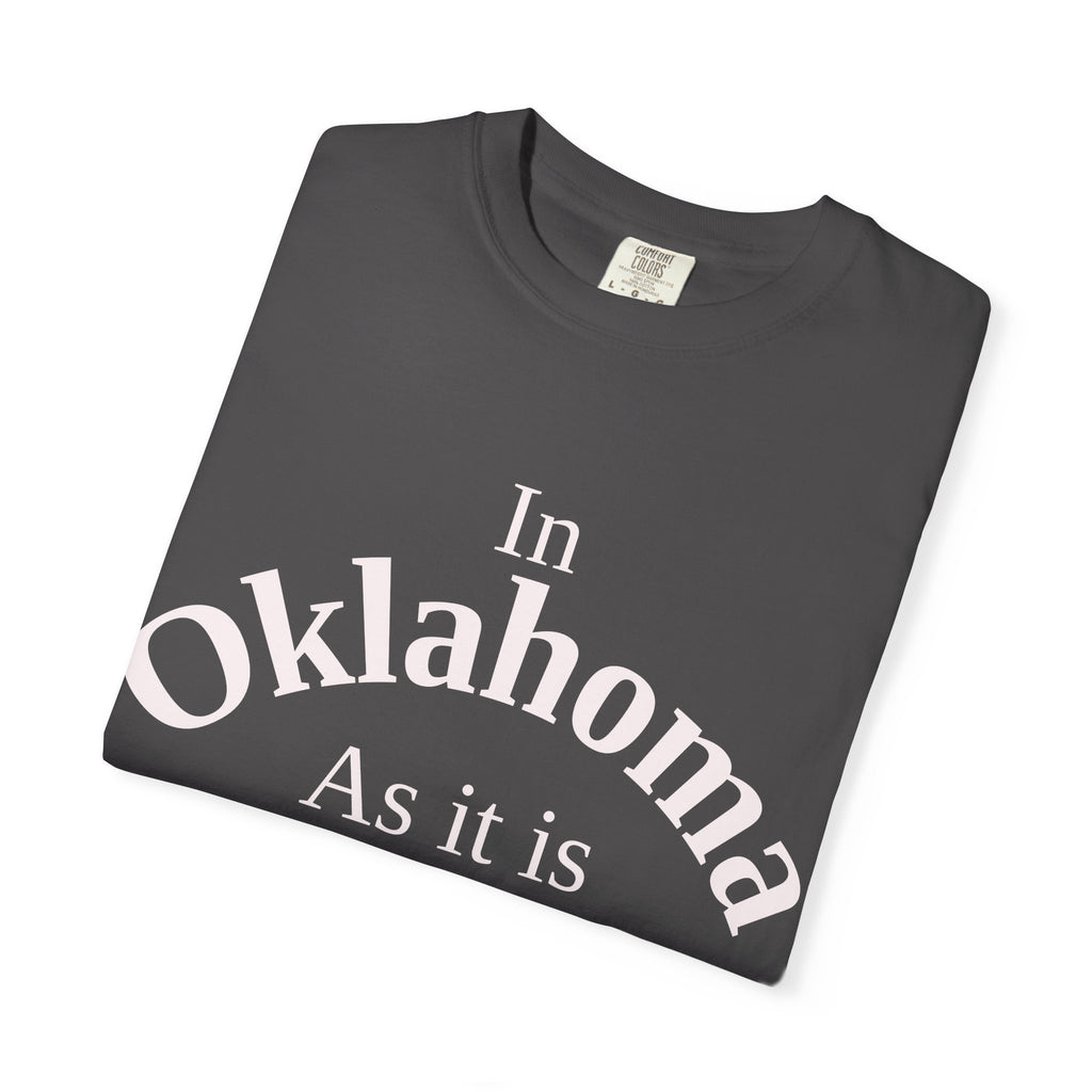 Oklahoma Unisex T-Shirt, Matthew 6:10 Faith Apparel, Everyday Inspiration Tee, Home State Love Christian Clothing