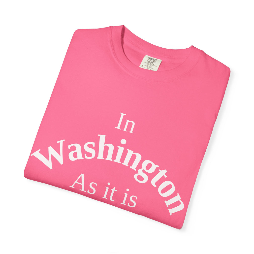 Washington Unisex T-Shirt, Matthew 6:10 Faith Apparel, Everyday Inspiration Tee, Home State Love Christian Clothing