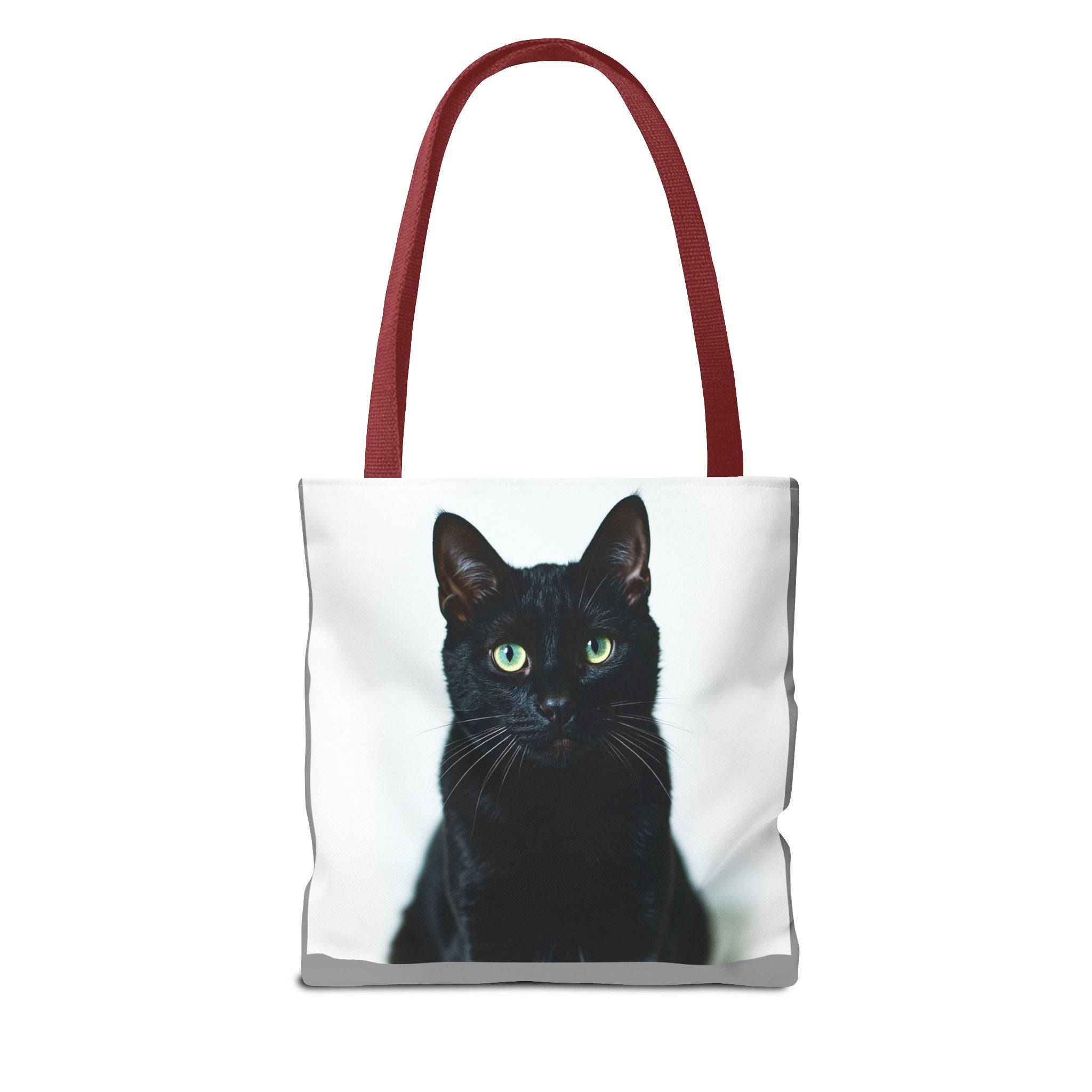 Tote Bag - Black Cat, Carry-All Shoulder Bag, Reusable Shopping Tote, Gift for Animal Lovers