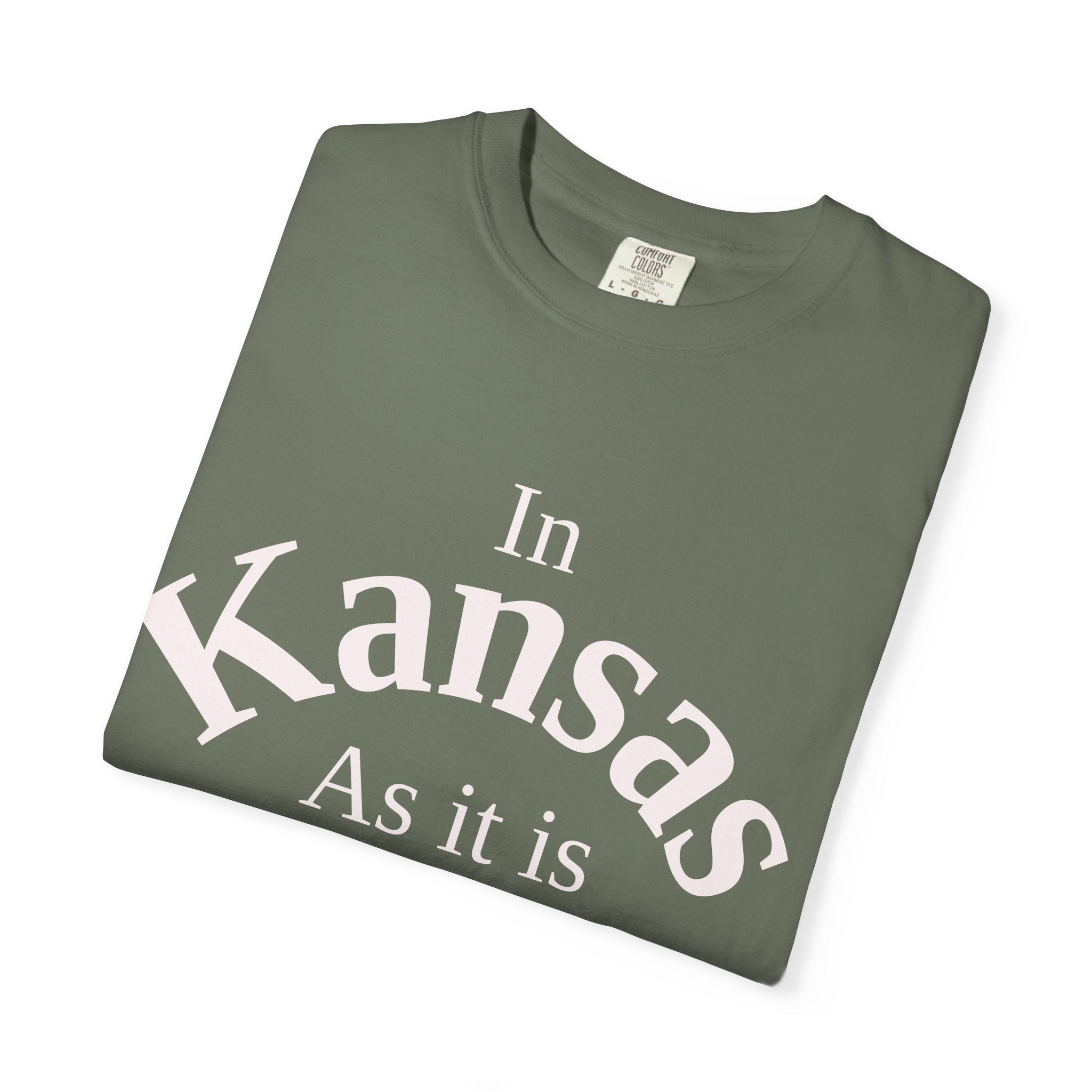 Kansas Unisex T-Shirt, Matthew 6:10 Faith Apparel, Everyday Inspiration Tee, Home State Love Christian Clothing