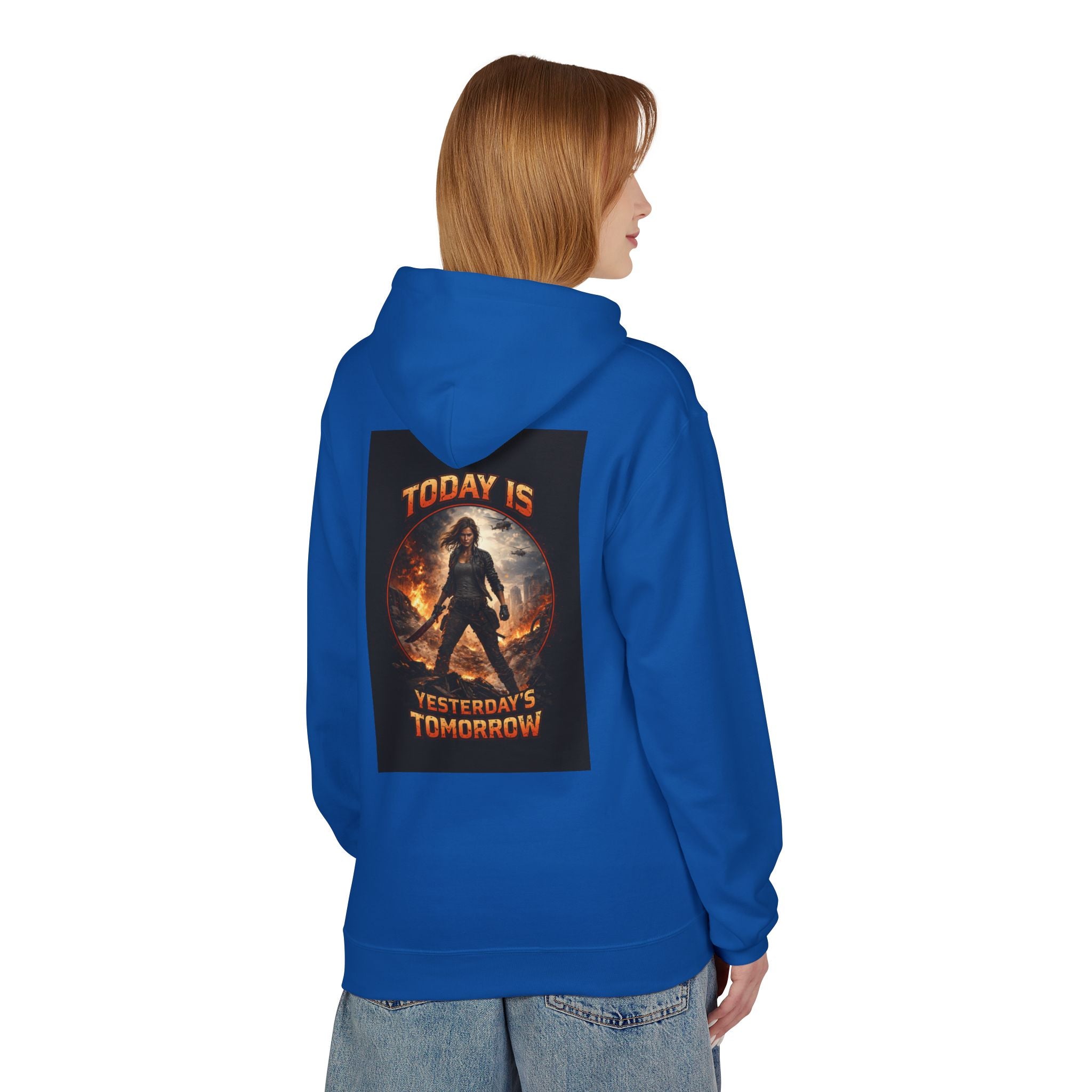 Today Is Yesterday's Tomorrow Hoodie | Retro Quote Sweatshirt