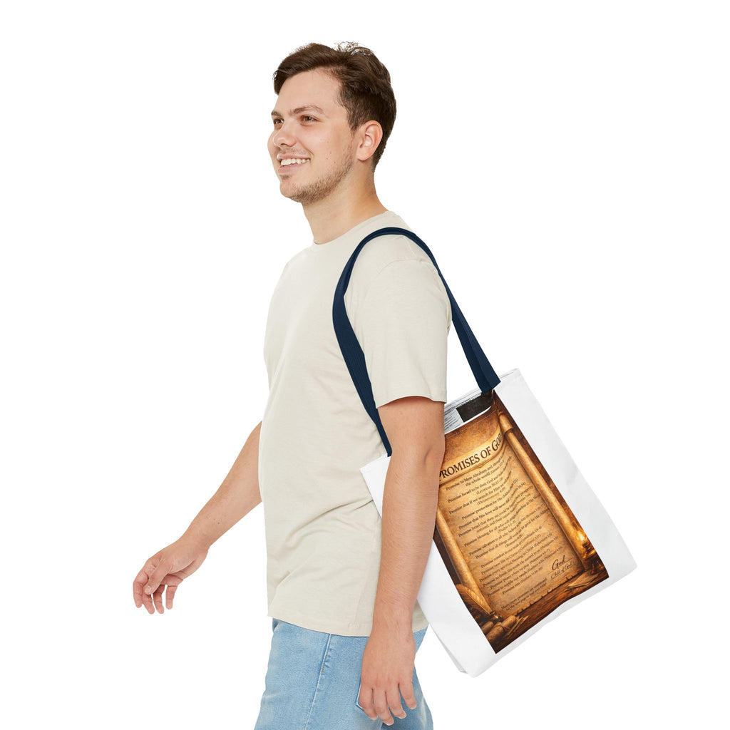 The Promises of God Tote Bag | Scripture Faith Design