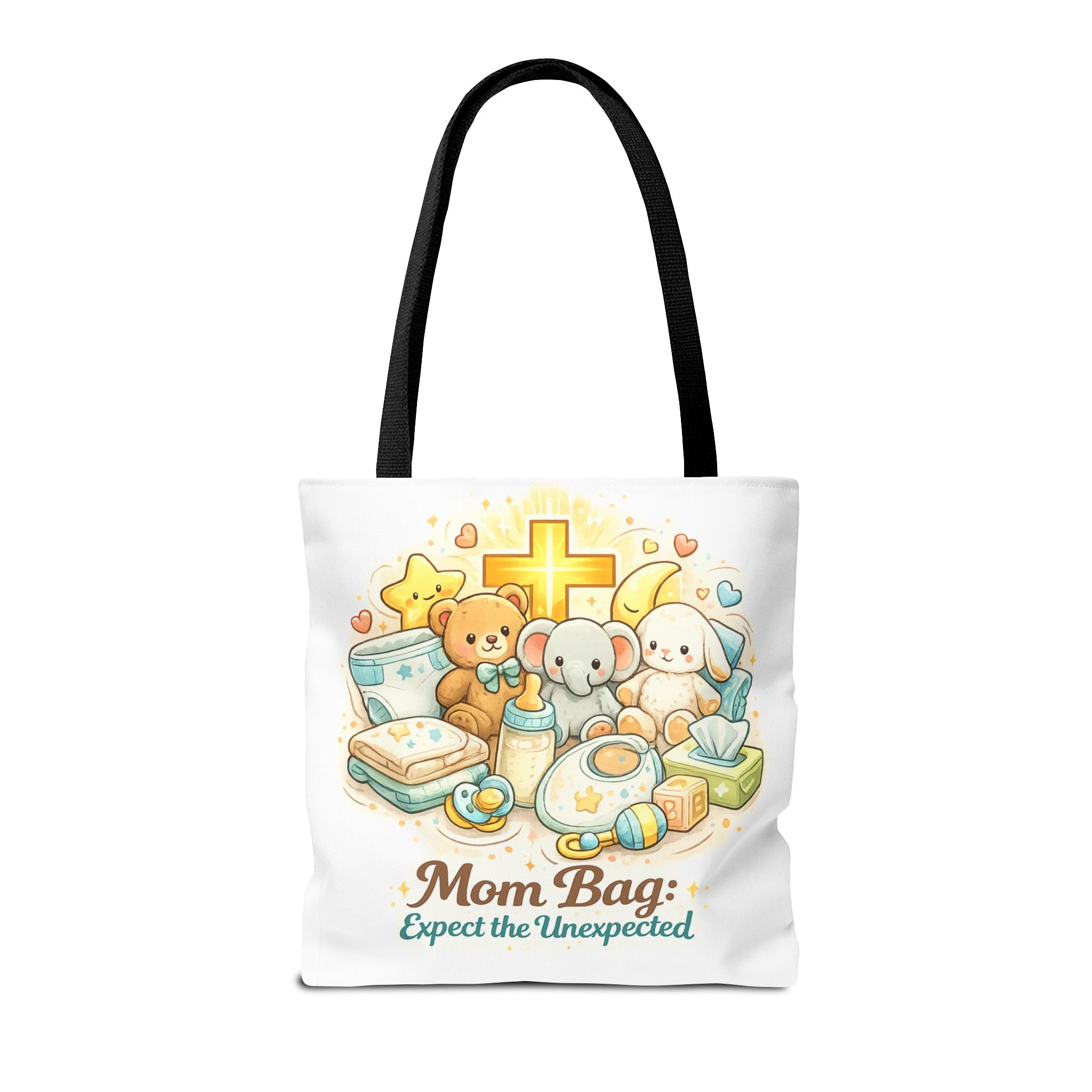 Mom Bag White Tote Bag | All-Over Print Tote