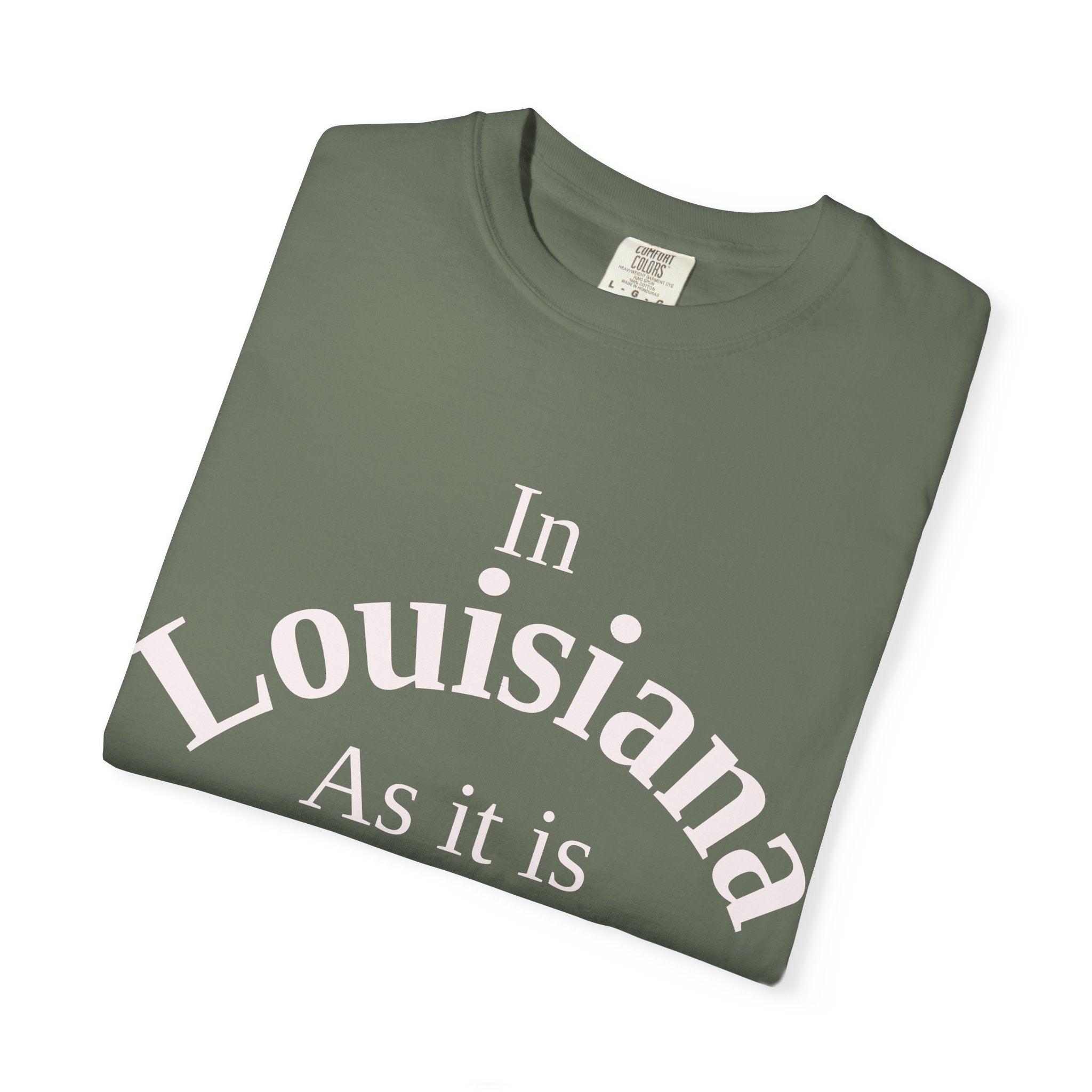 Louisiana Unisex T-Shirt, Matthew 6:10 Faith Apparel, Everyday Inspiration Tee, Home State Love Christian Clothing