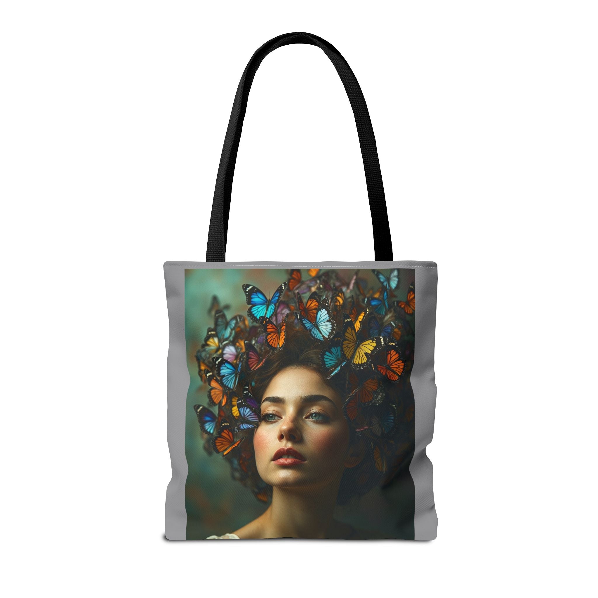 Tote Bag - Butterfly Hair, Carry-All Shoulder Bag, Reusable Shopping Tote, Gift for Animal Lovers