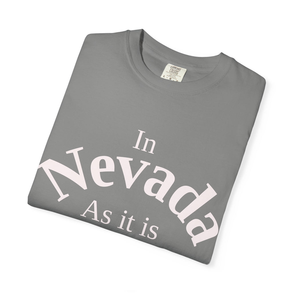 Nevada Unisex T-Shirt, Matthew 6:10 Faith Apparel, Everyday Inspiration Tee, Home State Love Christian Clothing