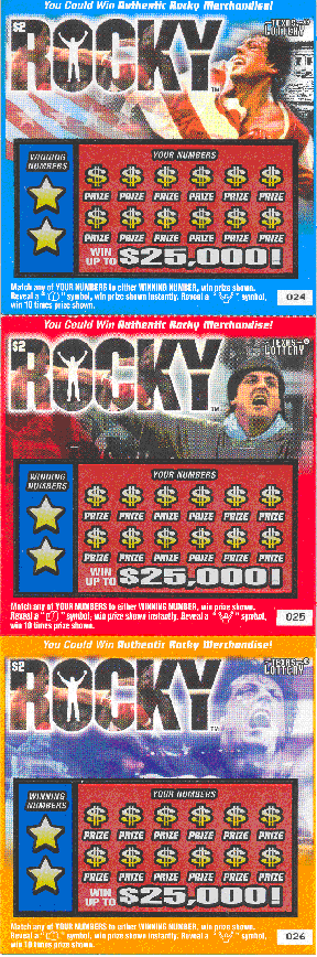 Rocky (3 Ticket Set) #728