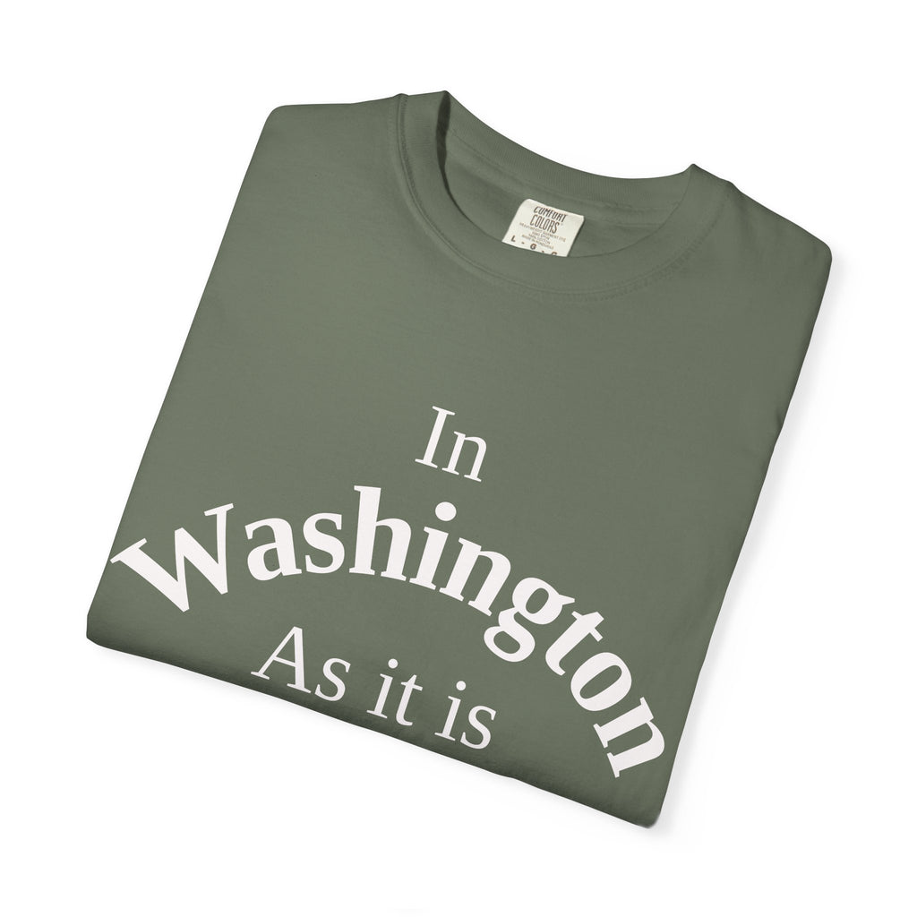 Washington Unisex T-Shirt, Matthew 6:10 Faith Apparel, Everyday Inspiration Tee, Home State Love Christian Clothing