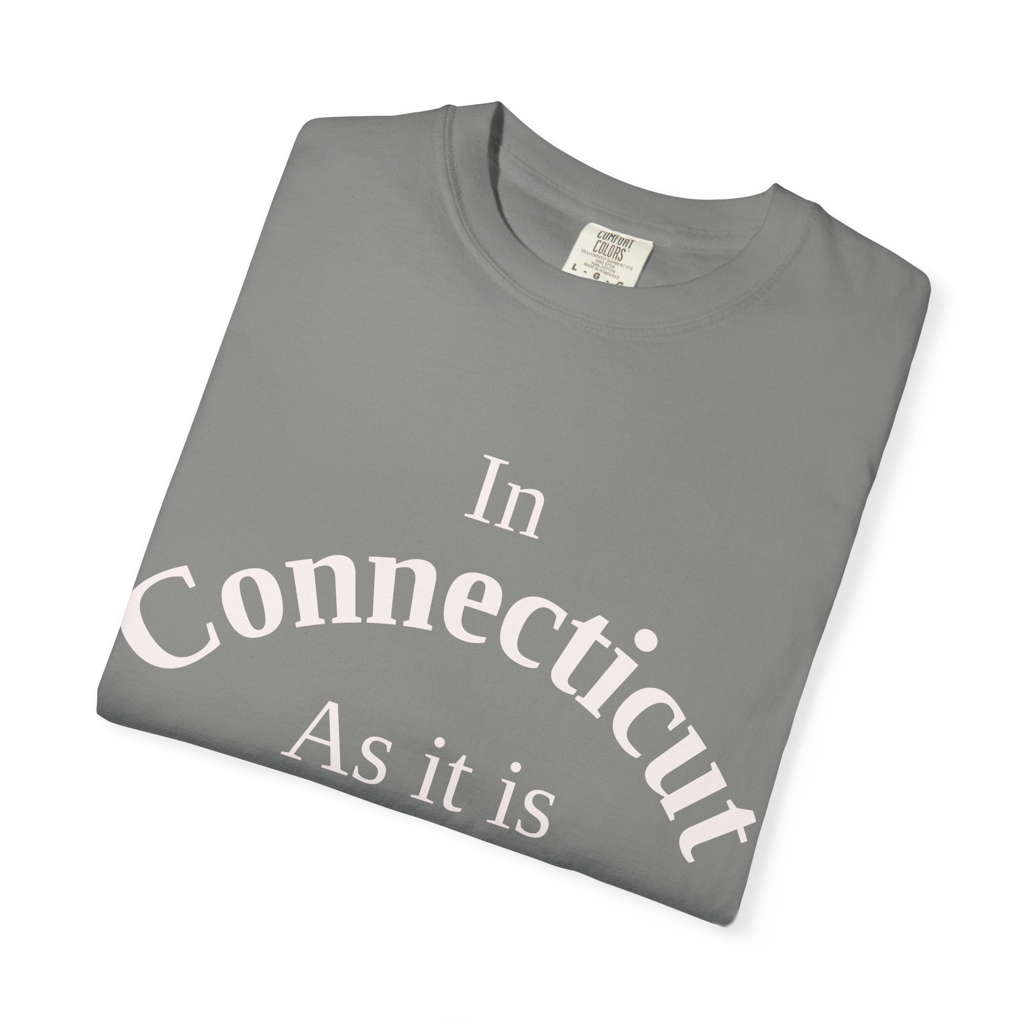 Connecticut Unisex T-Shirt, Matthew 6:10 Faith Apparel, Everyday Inspiration Tee, Home State Love Christian Clothing
