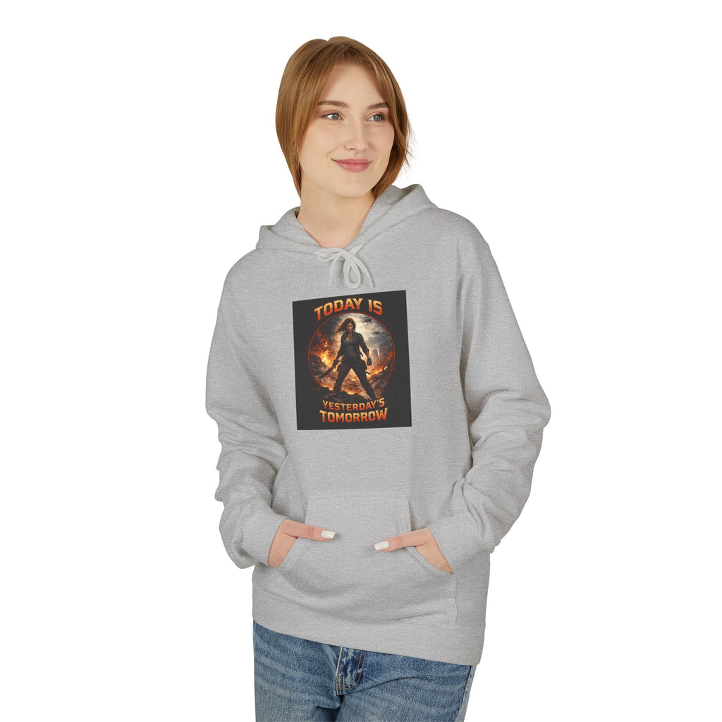 Today Is Yesterday's Tomorrow Hoodie | Retro Quote Sweatshirt