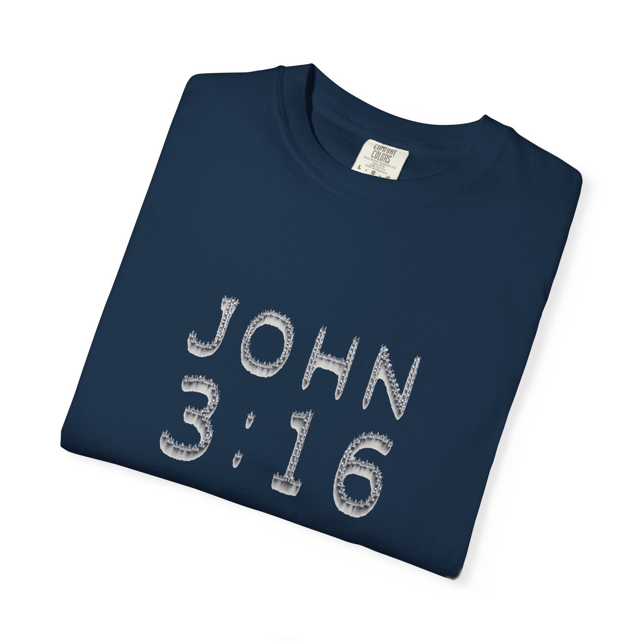John 3:16 Scripture Cross T-shirt (Ver. 2) | Christian Bible Verse Tee