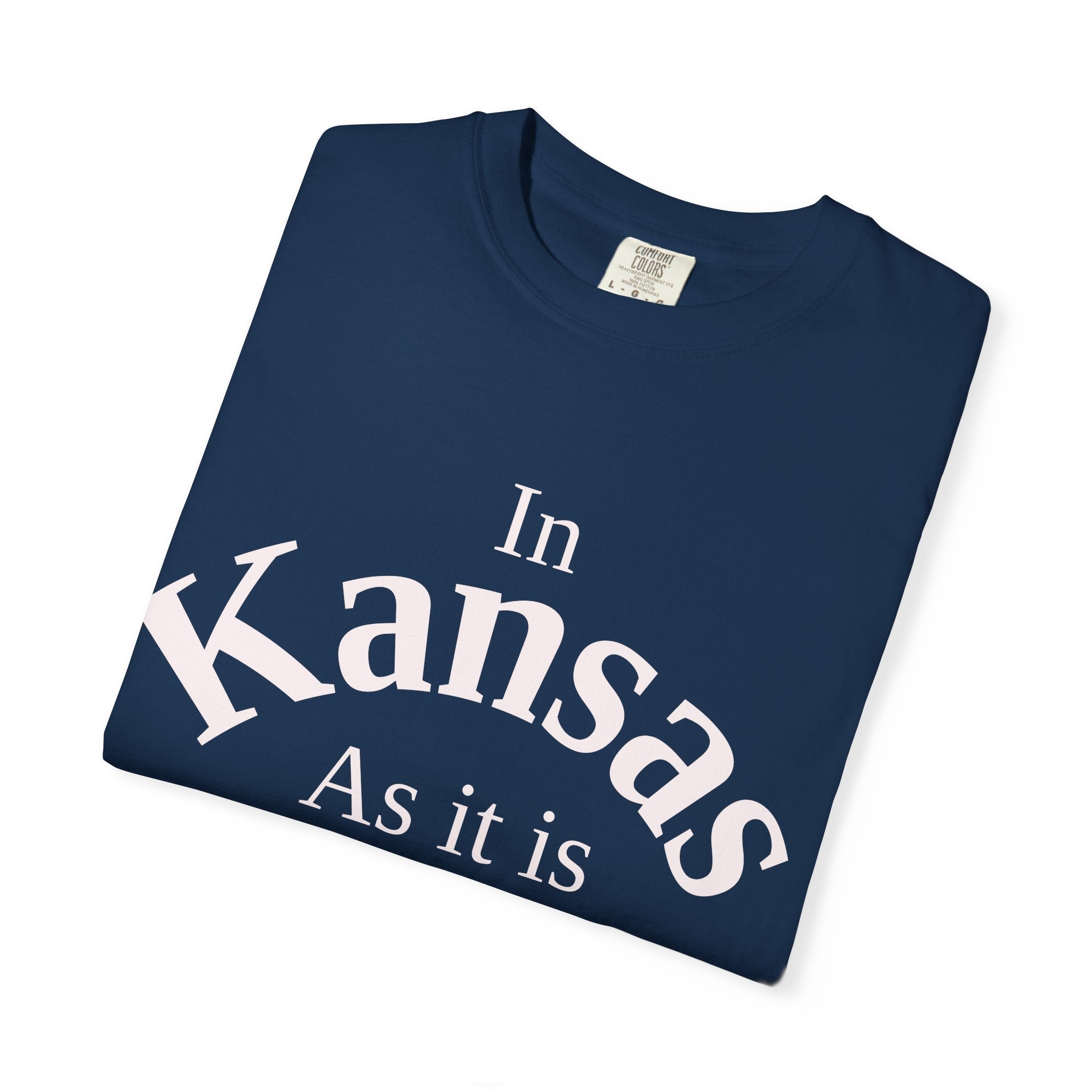 Kansas Unisex T-Shirt, Matthew 6:10 Faith Apparel, Everyday Inspiration Tee, Home State Love Christian Clothing