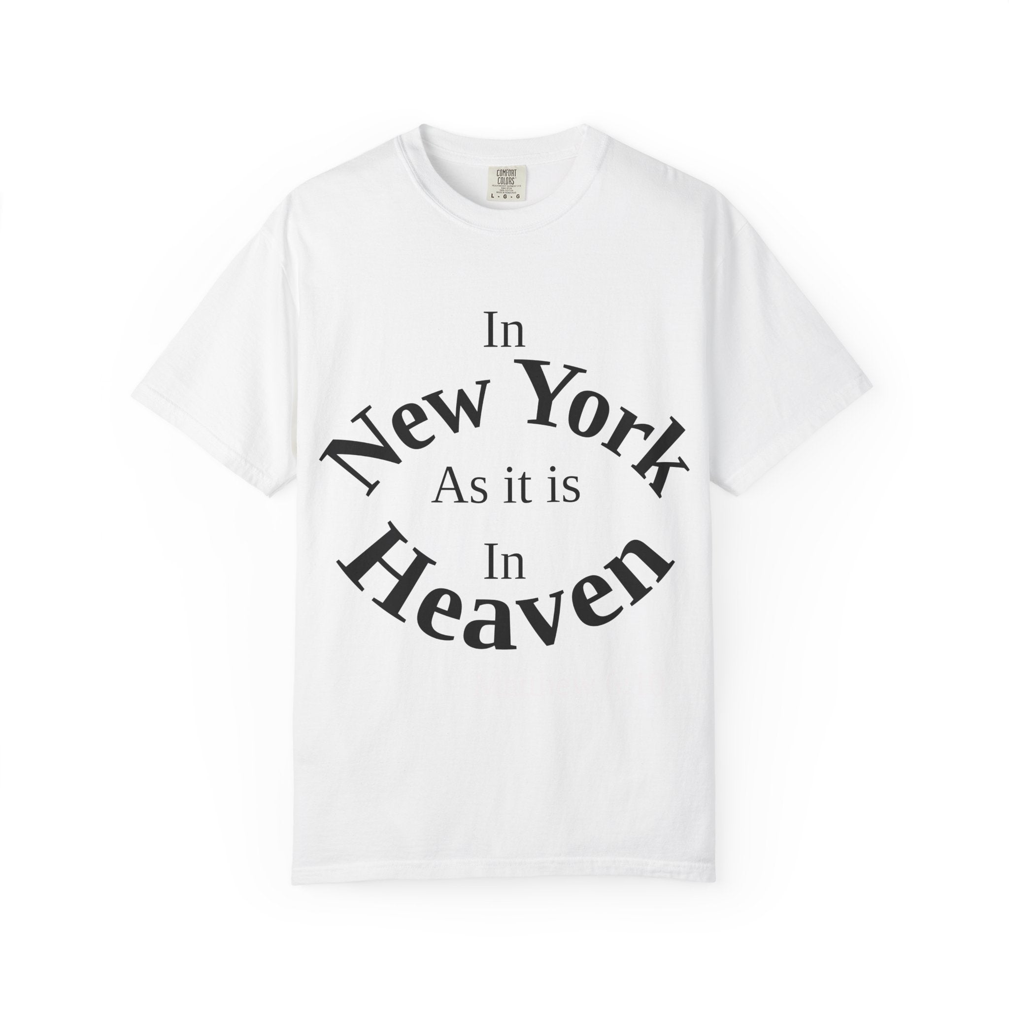 New York Unisex T-Shirt, Matthew 6:10 Faith Apparel, Everyday Inspiration Tee, Hometown Love Christian Clothing