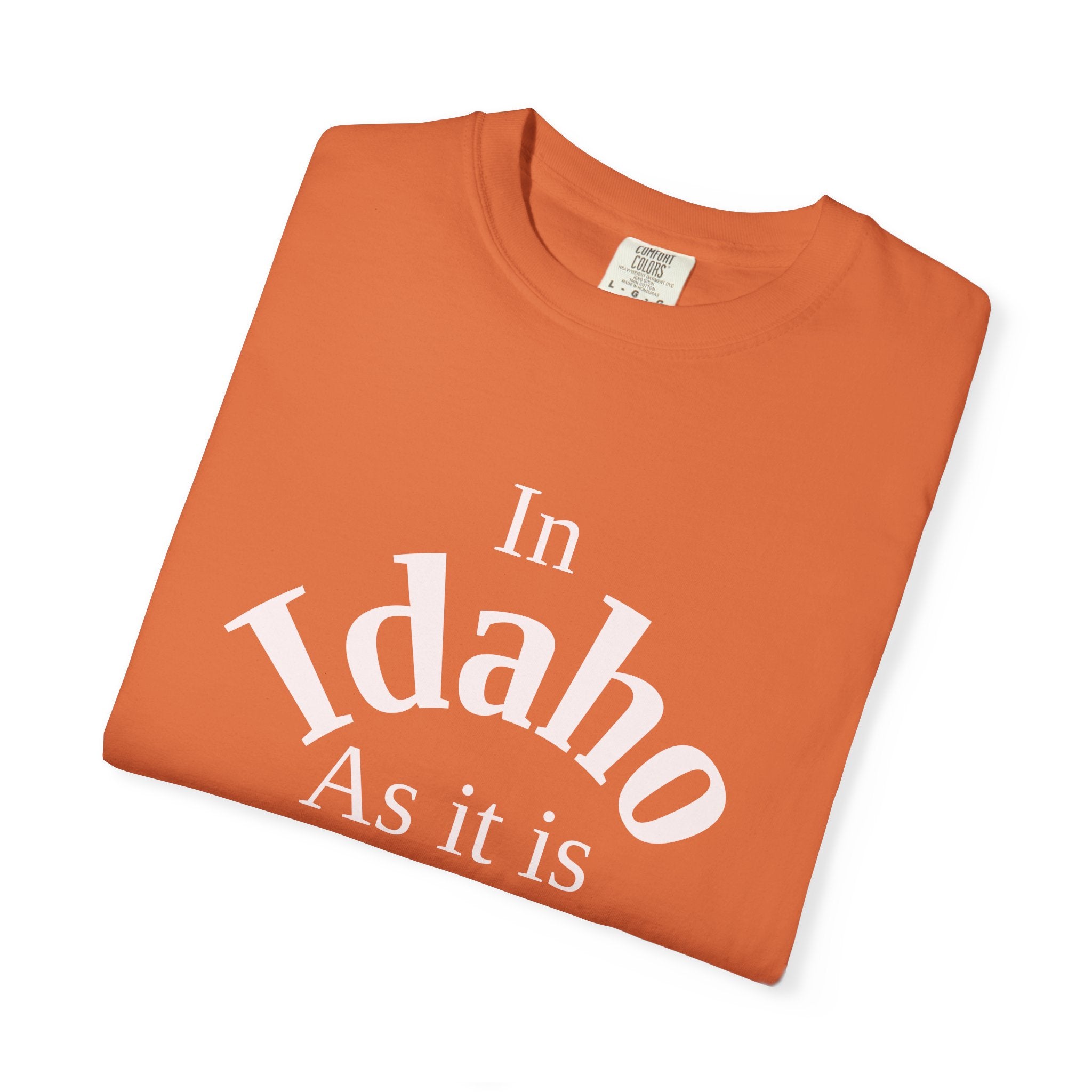 Idaho Unisex T-Shirt, Matthew 6:10 Faith Apparel, Everyday Inspiration Tee, Home State Love Christian Clothing