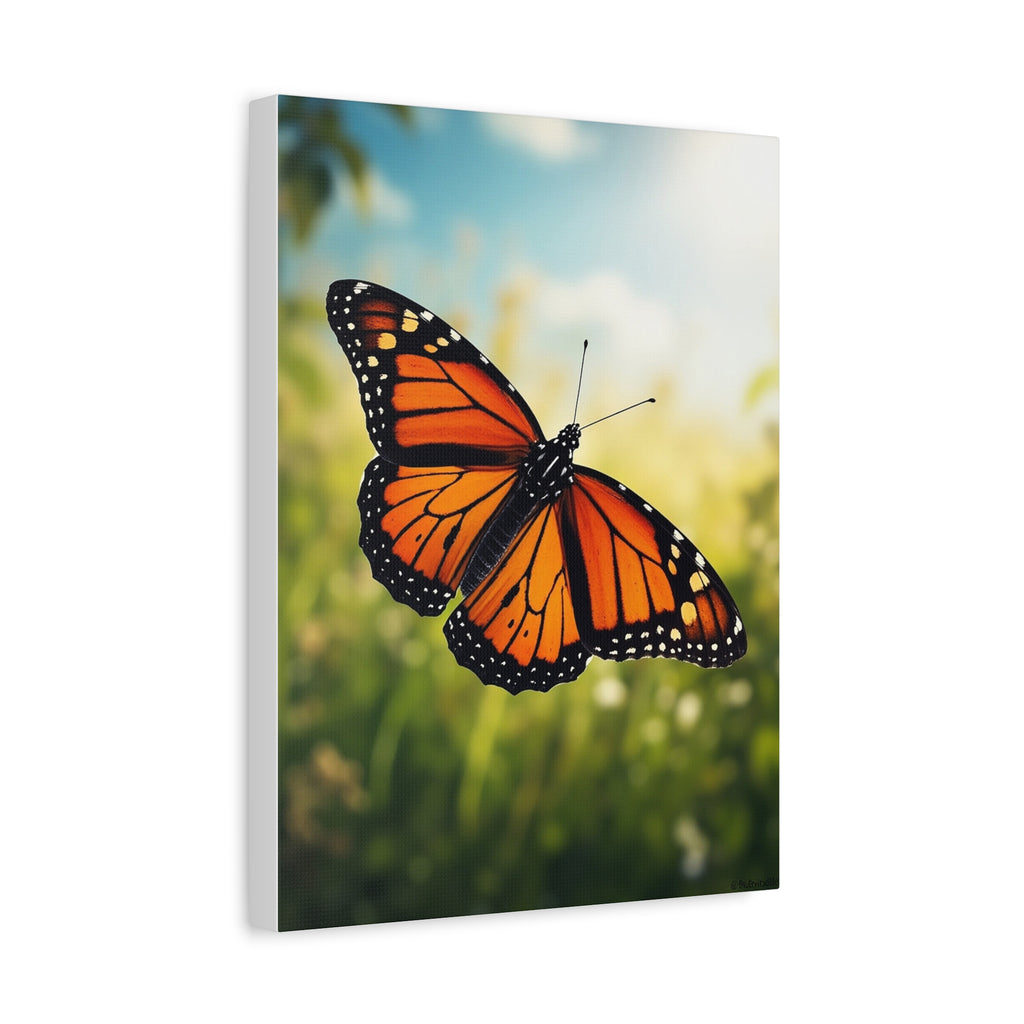Canvas Art, Butterfly Large, Stretched Canvas Print Wall Decor, Unique Gift Idea
