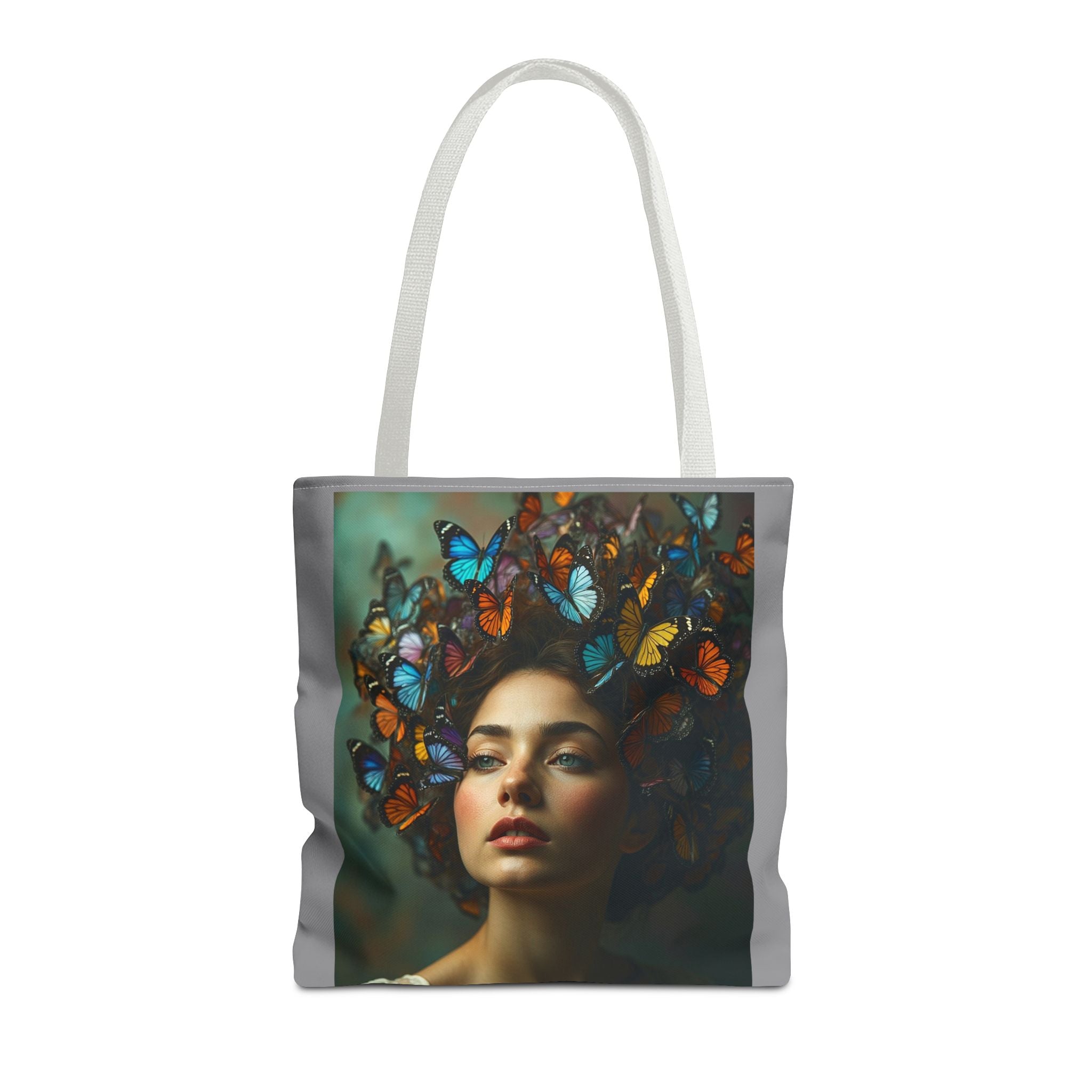 Tote Bag - Butterfly Hair, Carry-All Shoulder Bag, Reusable Shopping Tote, Gift for Animal Lovers