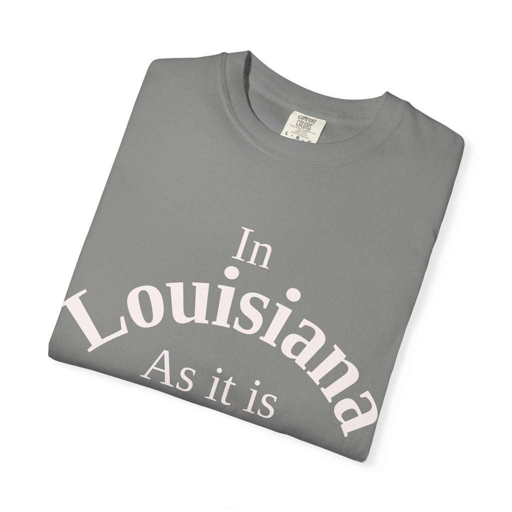 Louisiana Unisex T-Shirt, Matthew 6:10 Faith Apparel, Everyday Inspiration Tee, Home State Love Christian Clothing