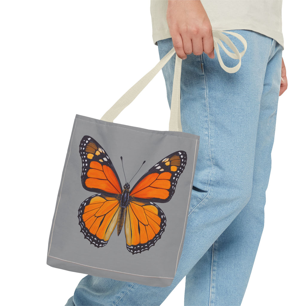 Tote Bag - Monarch Butterfly, Carry-All Shoulder Bag, Reusable Shopping Tote, Gift for Animal Lovers