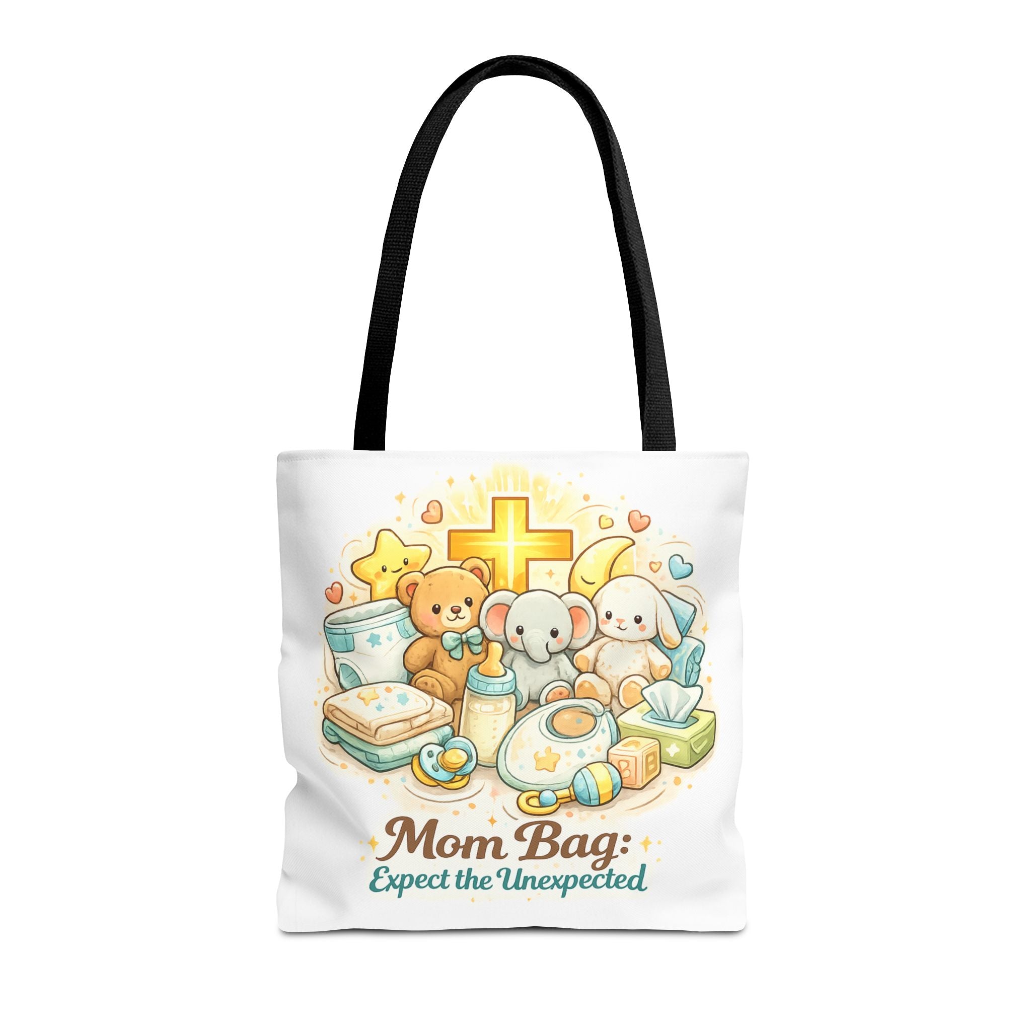Mom Bag White Tote Bag | All-Over Print Tote