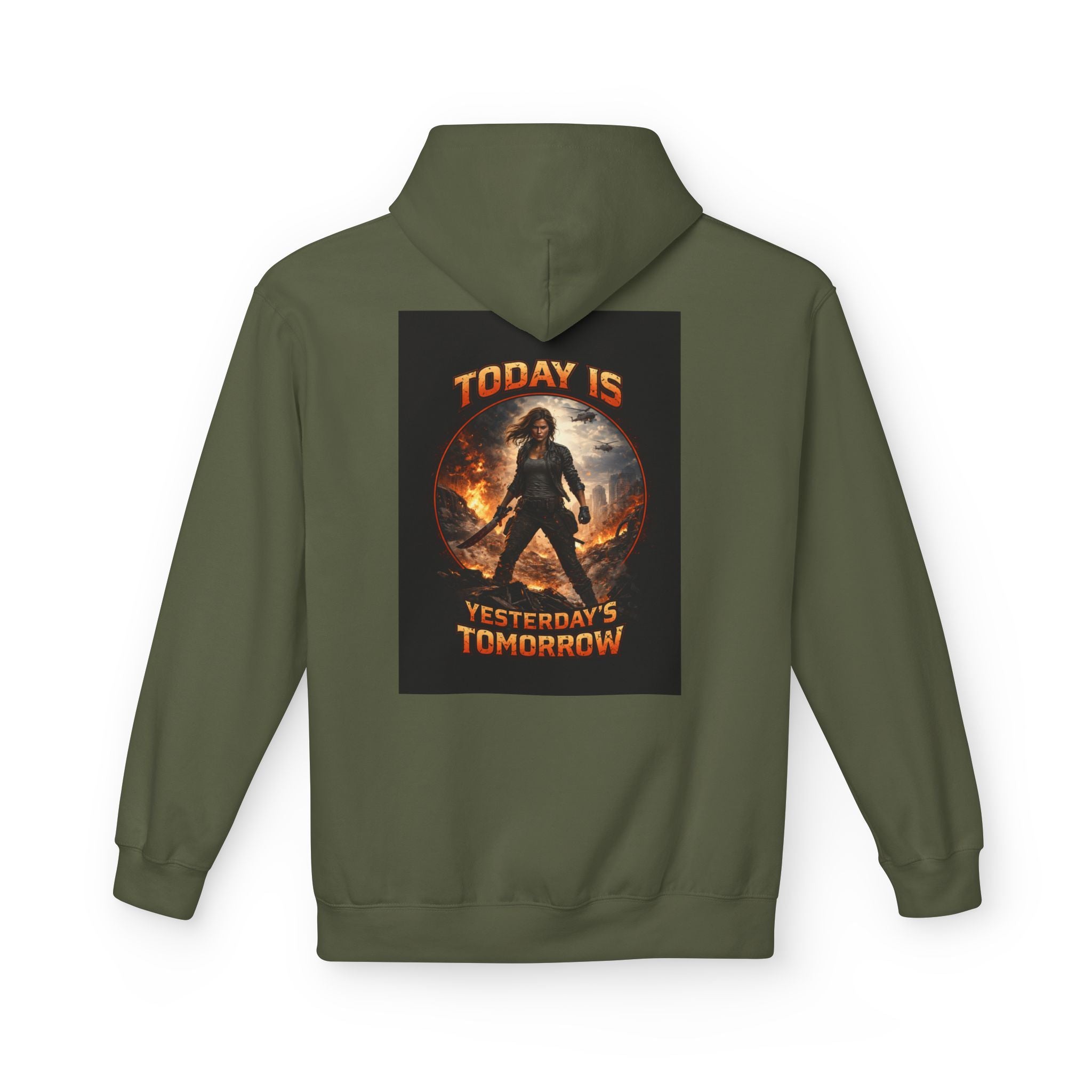 Today Is Yesterday's Tomorrow Hoodie | Retro Quote Sweatshirt