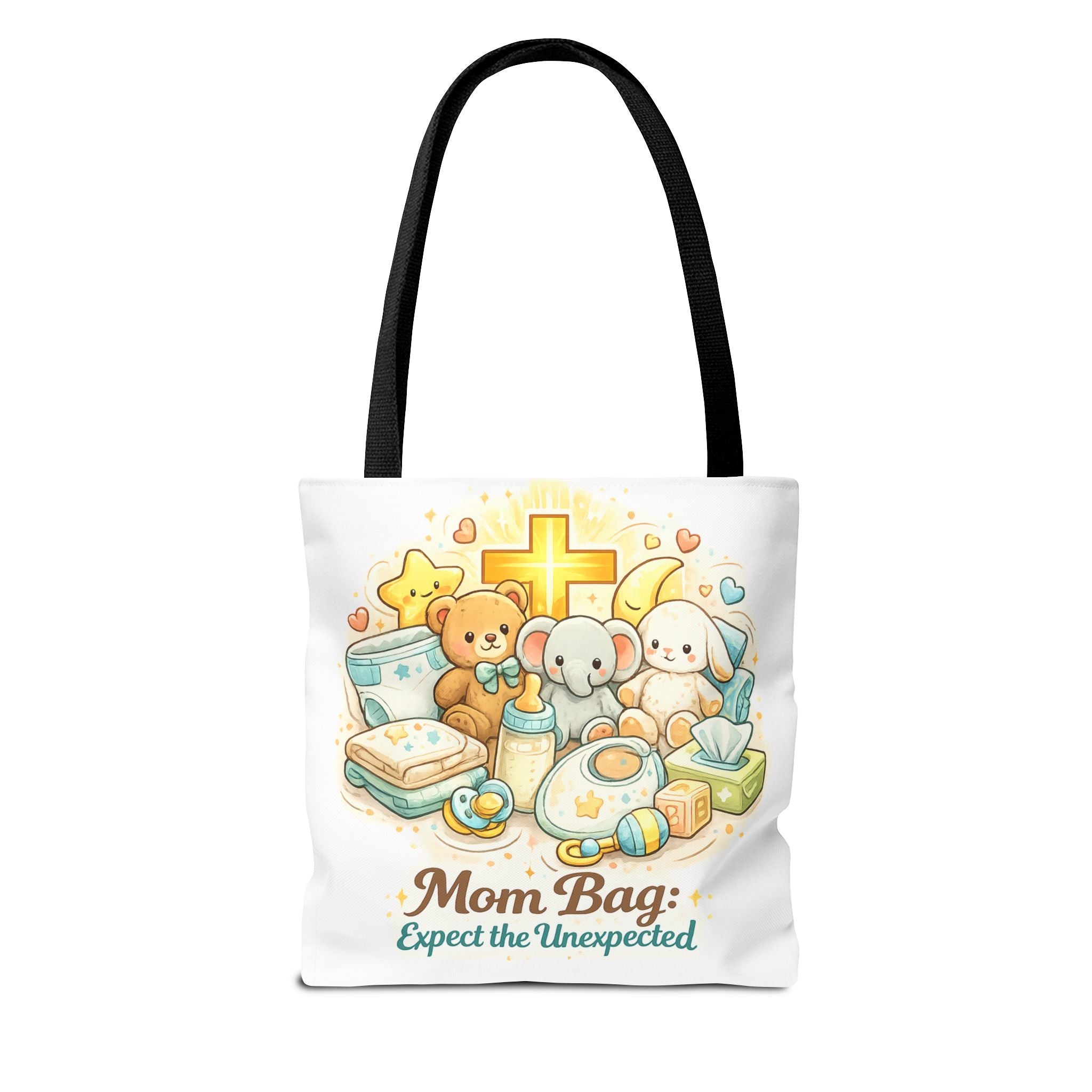 Mom Bag White Tote Bag | All-Over Print Tote