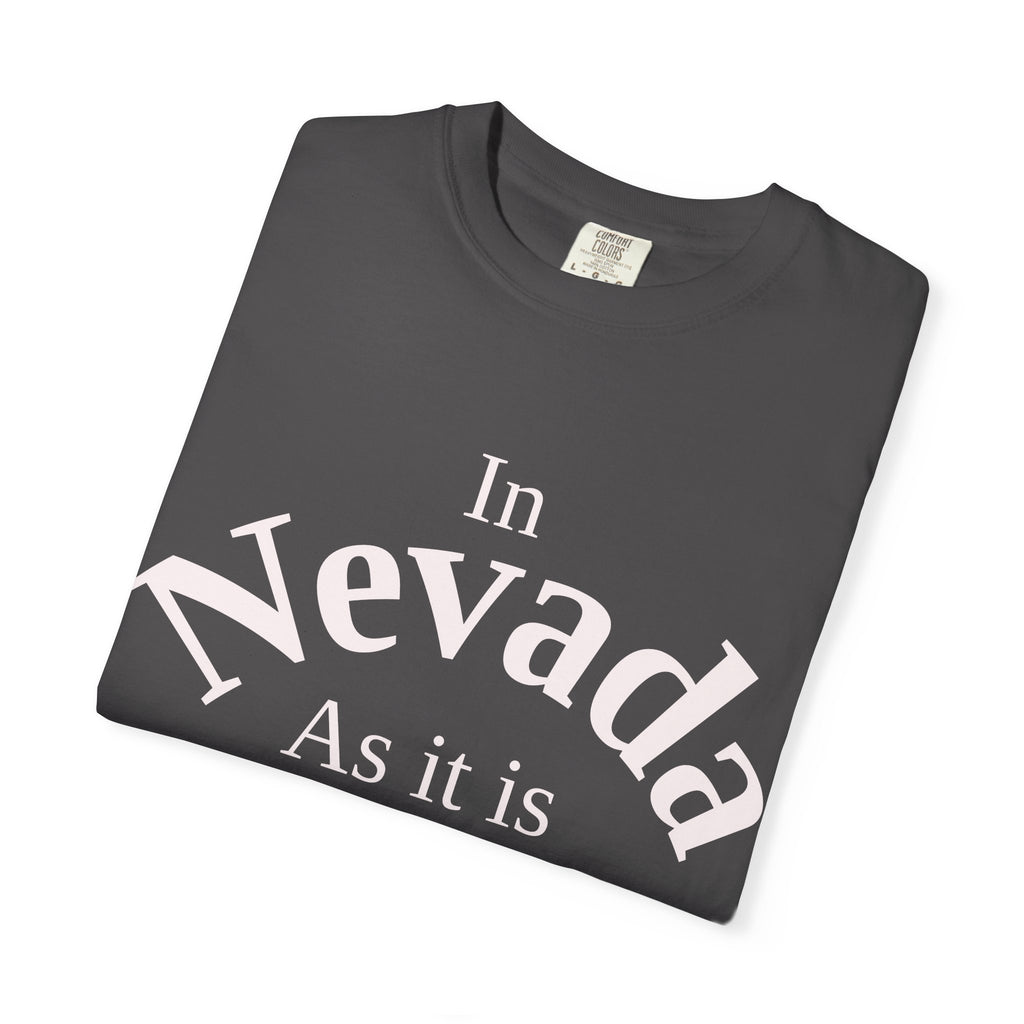 Nevada Unisex T-Shirt, Matthew 6:10 Faith Apparel, Everyday Inspiration Tee, Home State Love Christian Clothing