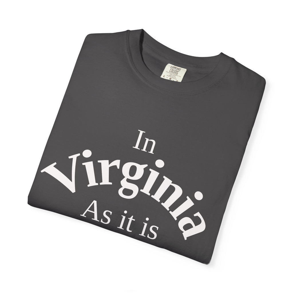 Virginia Unisex T-Shirt, Matthew 6:10 Faith Apparel, Everyday Inspiration Tee, Home State Love Christian Clothing
