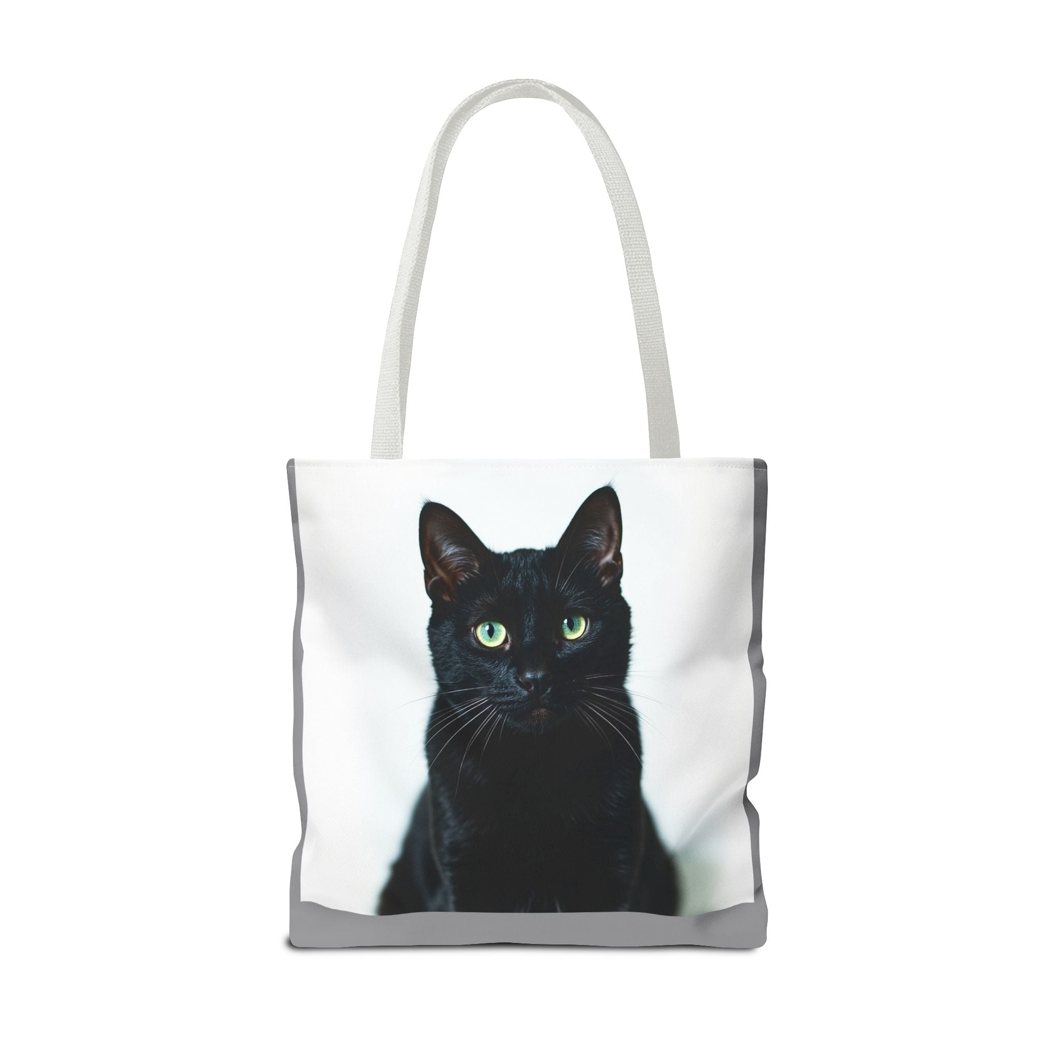Tote Bag - Black Cat, Carry-All Shoulder Bag, Reusable Shopping Tote, Gift for Animal Lovers