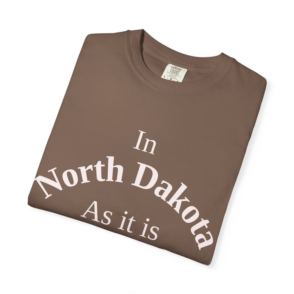 North Dakota Unisex T-Shirt, Matthew 6:10 Faith Apparel, Everyday Inspiration Tee, Home State Love Christian Clothing