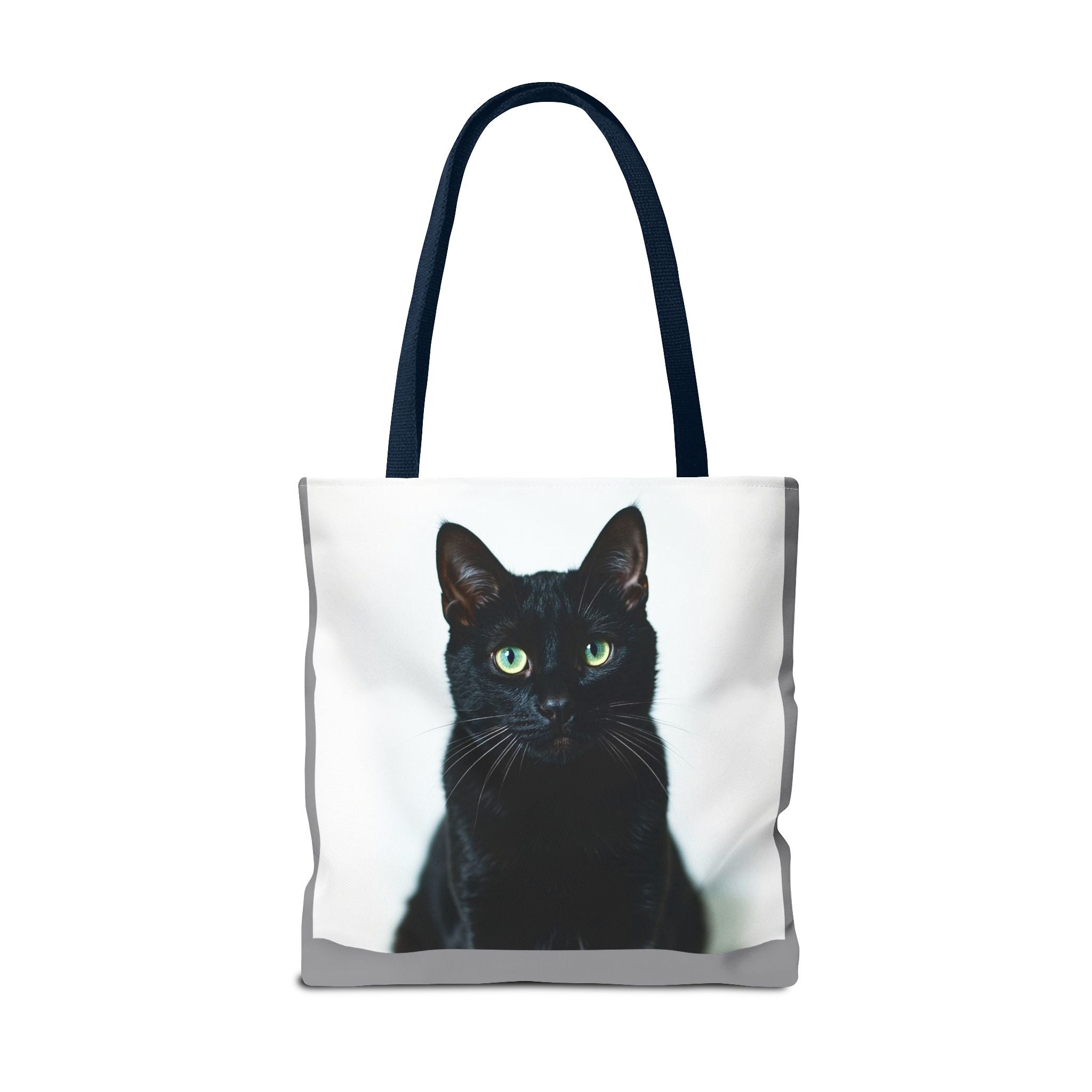 Tote Bag - Black Cat, Carry-All Shoulder Bag, Reusable Shopping Tote, Gift for Animal Lovers