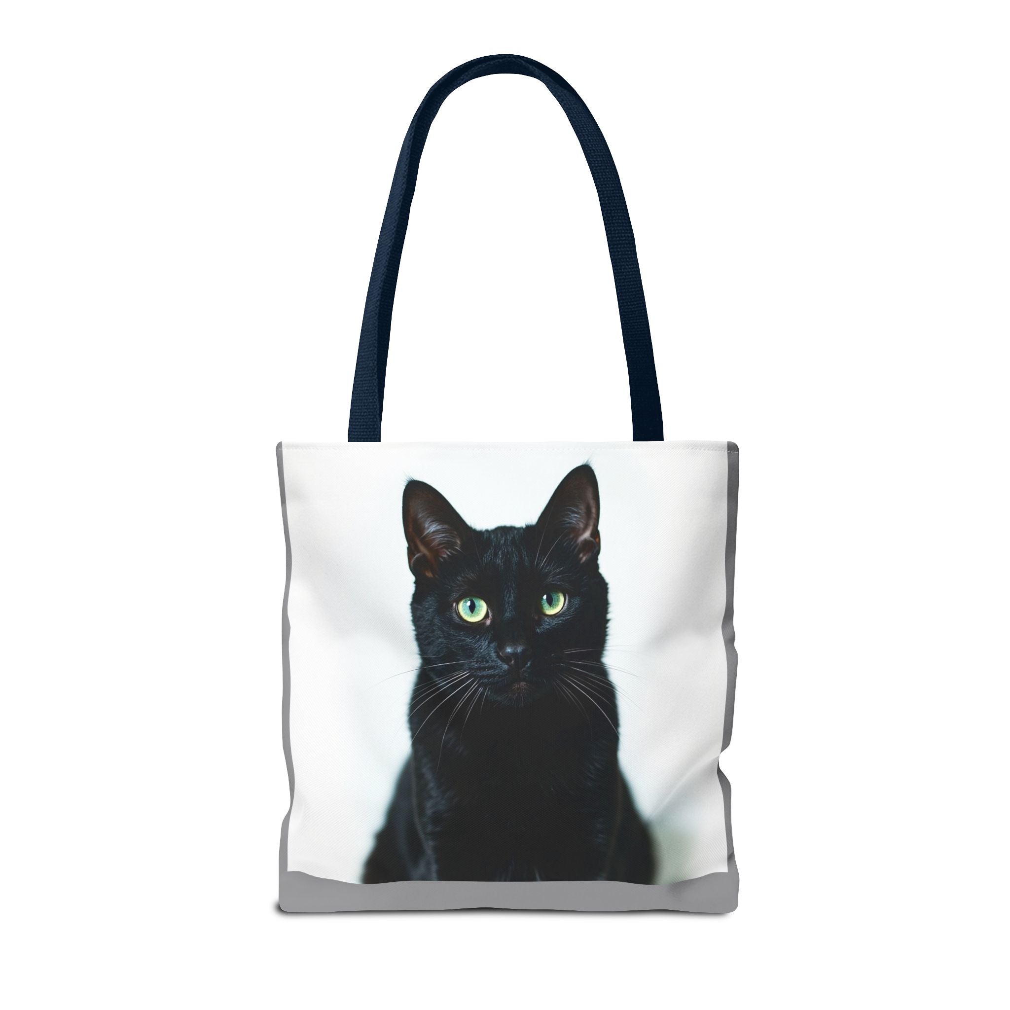 Tote Bag - Black Cat, Carry-All Shoulder Bag, Reusable Shopping Tote, Gift for Animal Lovers