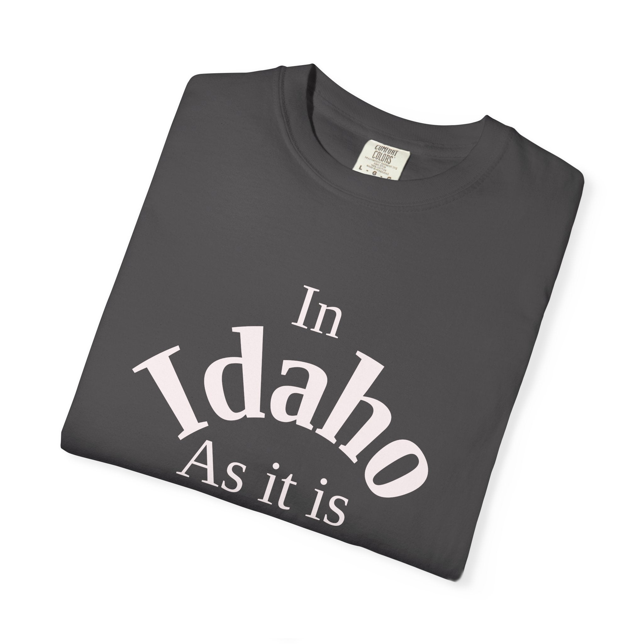 Idaho Unisex T-Shirt, Matthew 6:10 Faith Apparel, Everyday Inspiration Tee, Home State Love Christian Clothing