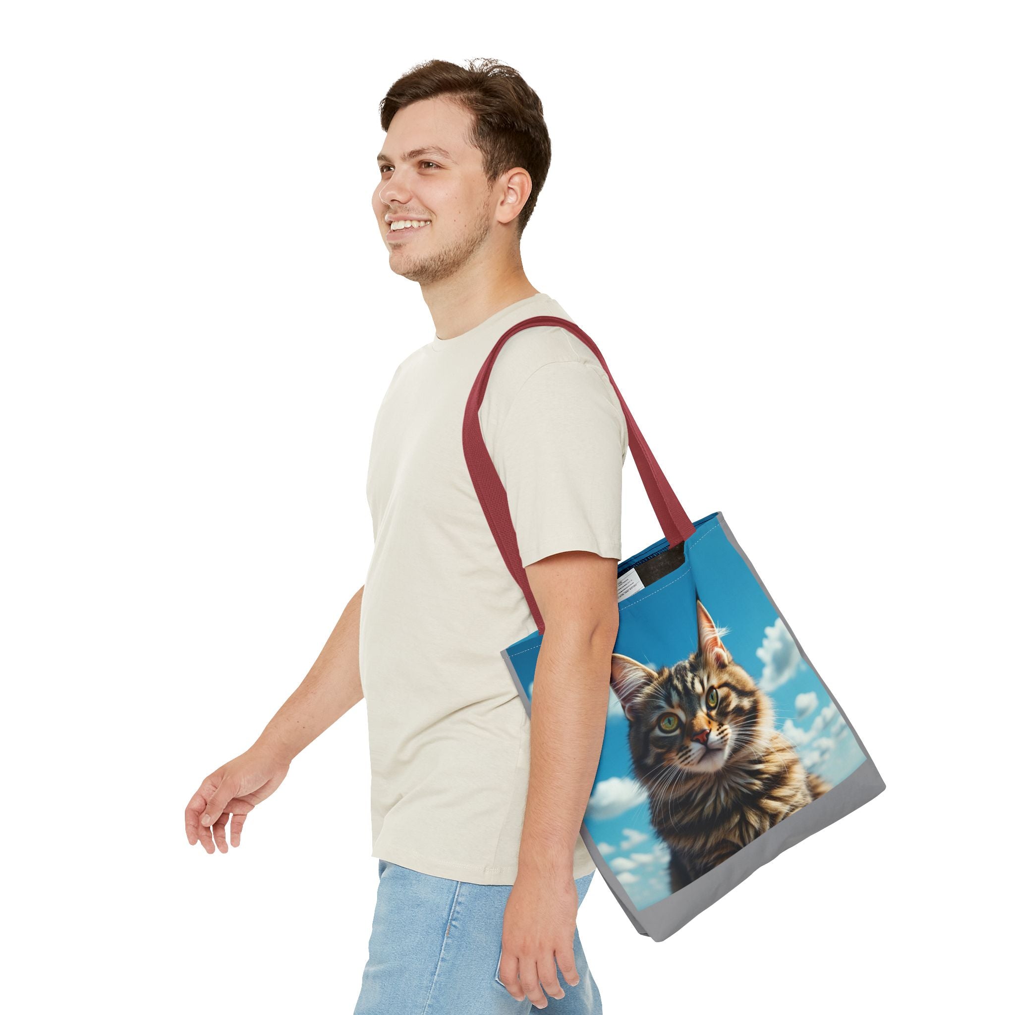 Tote Bag - Beautiful Cat, Carry-All Shoulder Bag, Reusable Shopping Tote, Gift for Animal Lovers