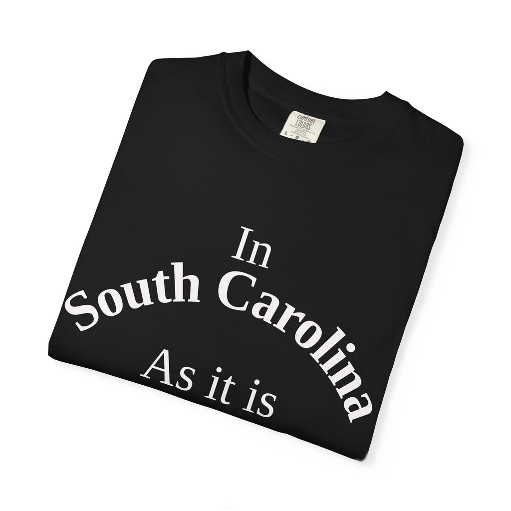 South Carolina Unisex T-Shirt, Matthew 6:10 Faith Apparel, Everyday Inspiration Tee, Home State Love Christian Clothing