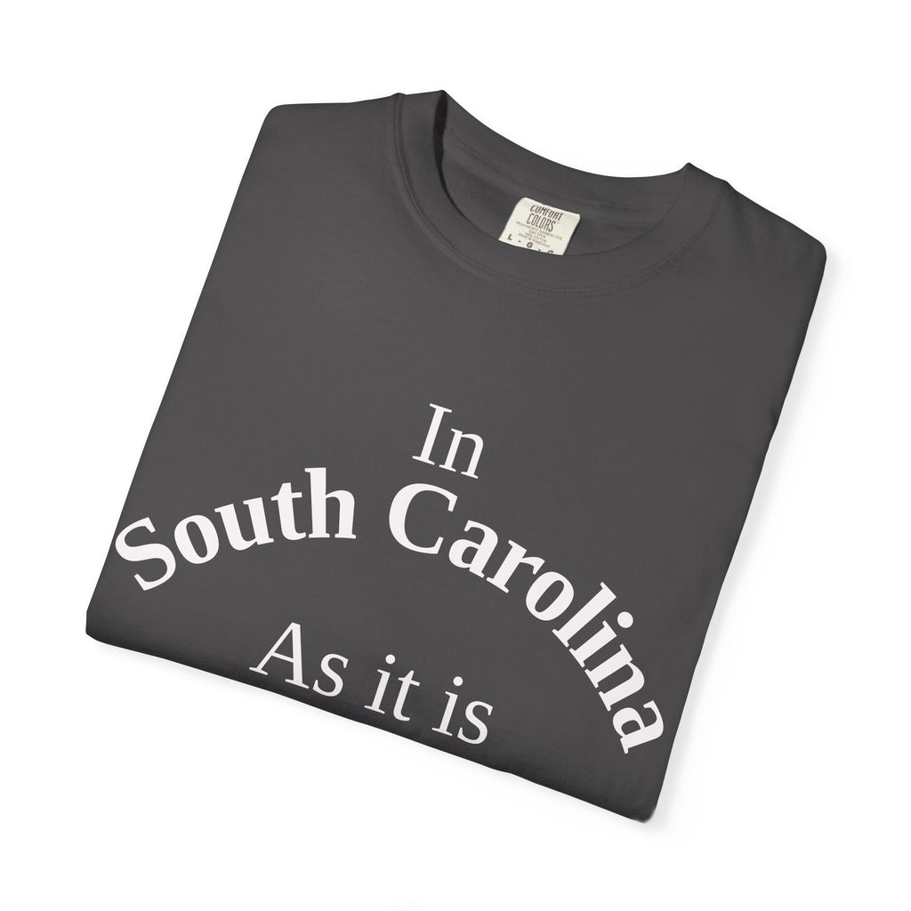 South Carolina Unisex T-Shirt, Matthew 6:10 Faith Apparel, Everyday Inspiration Tee, Home State Love Christian Clothing