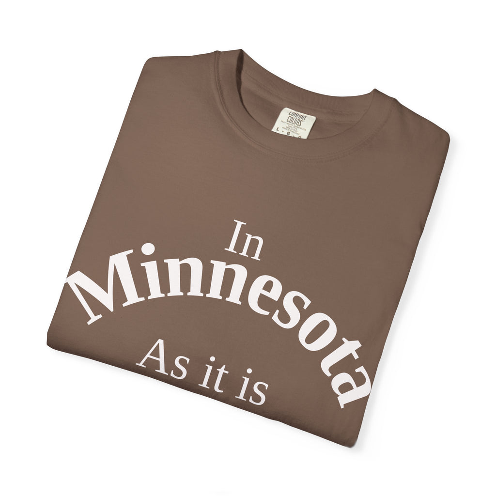 Minnesota Unisex T-Shirt, Matthew 6:10 Faith Apparel, Everyday Inspiration Tee, Home State Love Christian Clothing