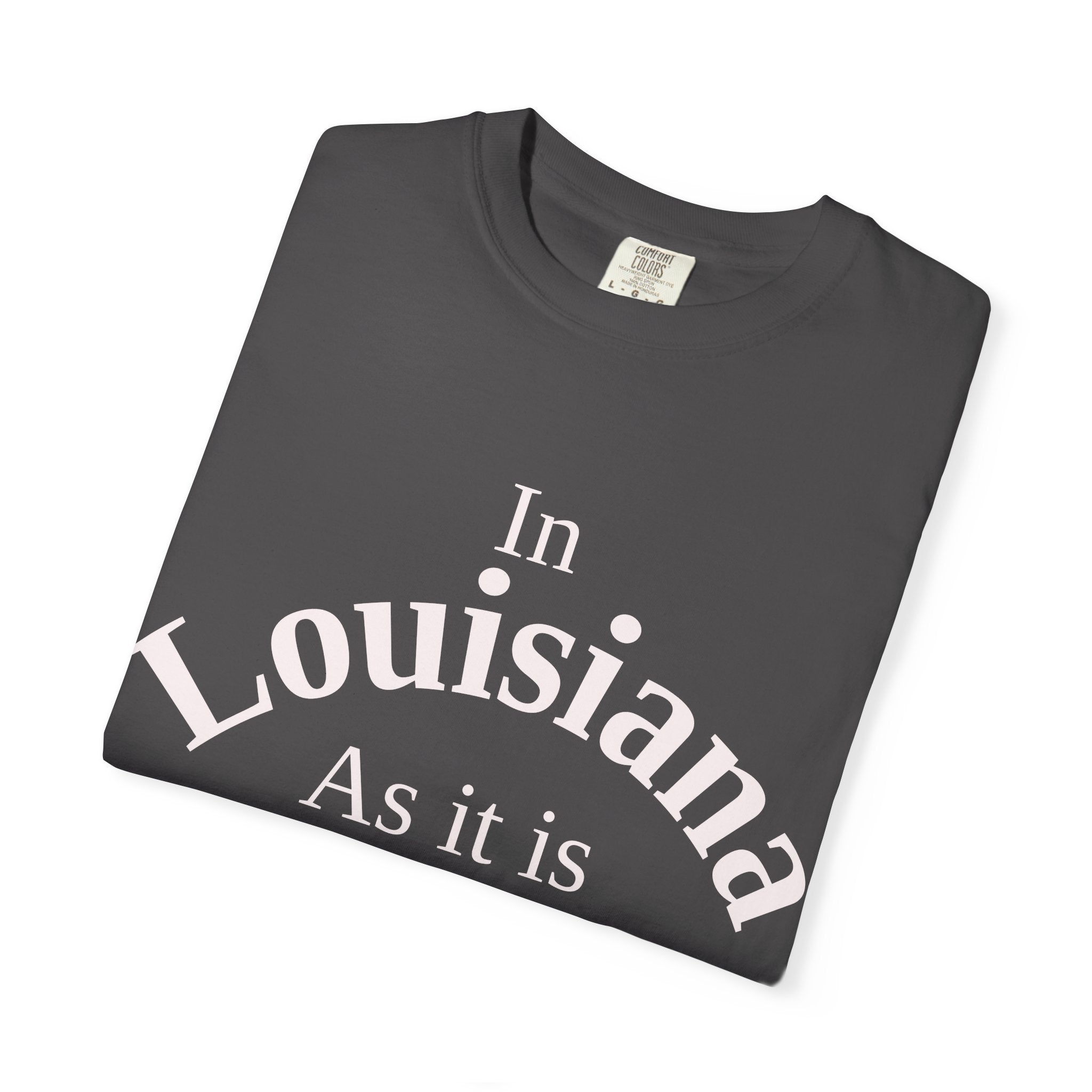 Louisiana Unisex T-Shirt, Matthew 6:10 Faith Apparel, Everyday Inspiration Tee, Home State Love Christian Clothing