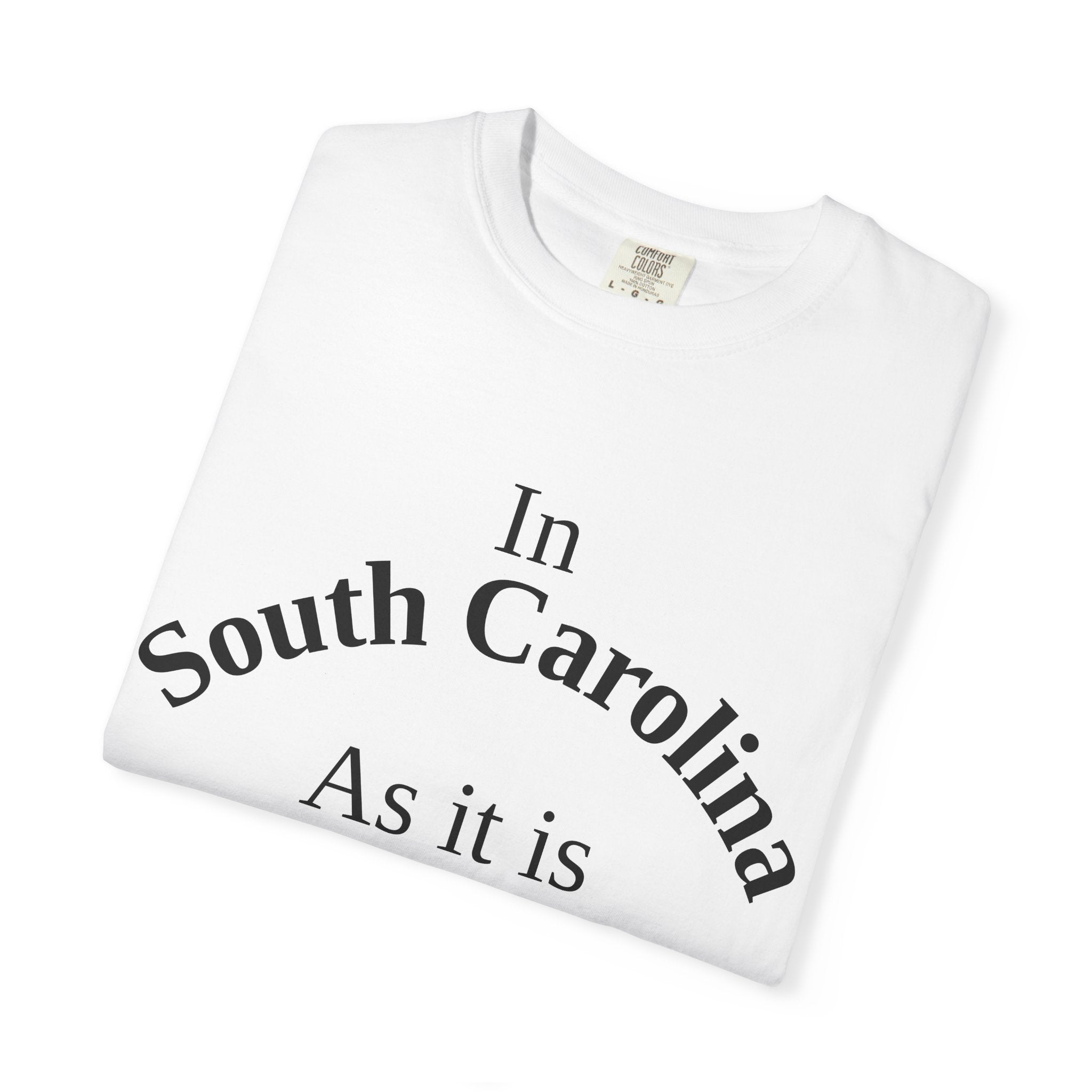 South Carolina Unisex T-Shirt, Matthew 6:10 Faith Apparel, Everyday Inspiration Tee, Home State Love Christian Clothing