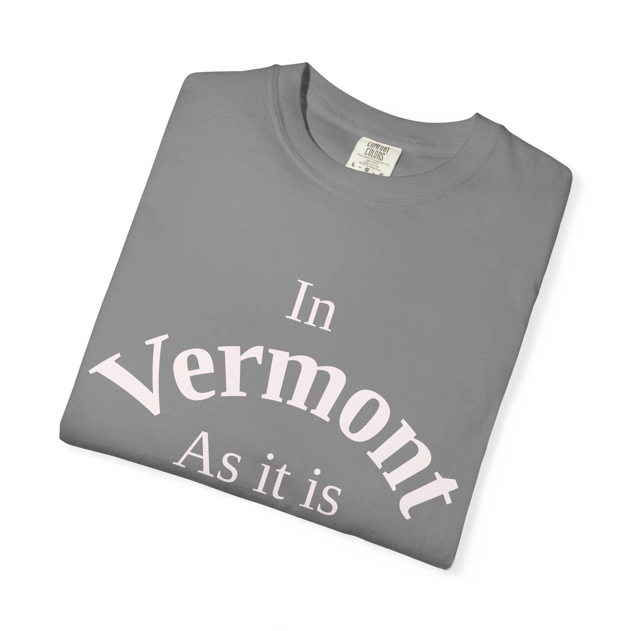 Vermont Unisex T-Shirt, Matthew 6:10 Faith Apparel, Everyday Inspiration Tee, Home State Love Christian Clothing